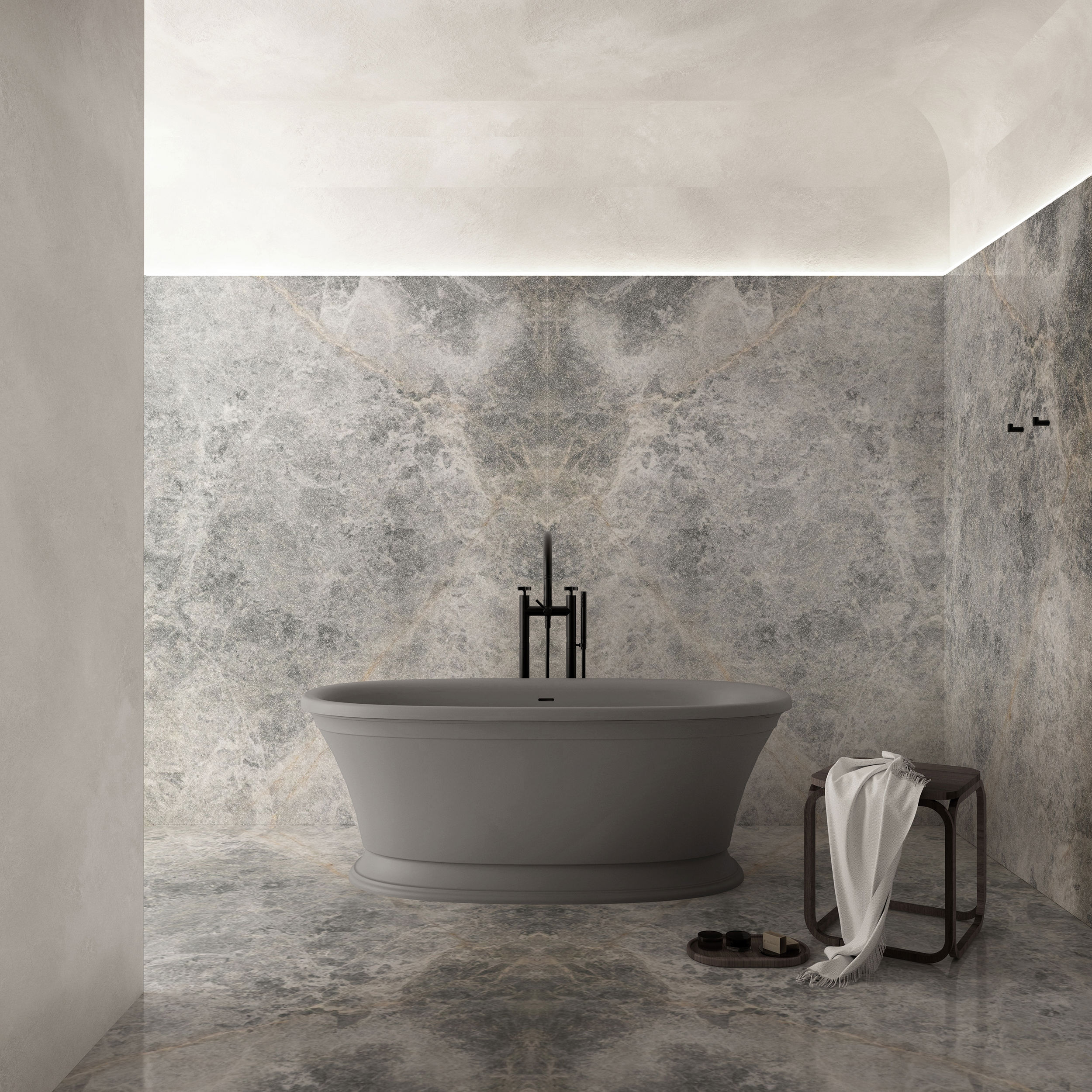 The Clement Freestanding Bath Integrated Overflow 1670