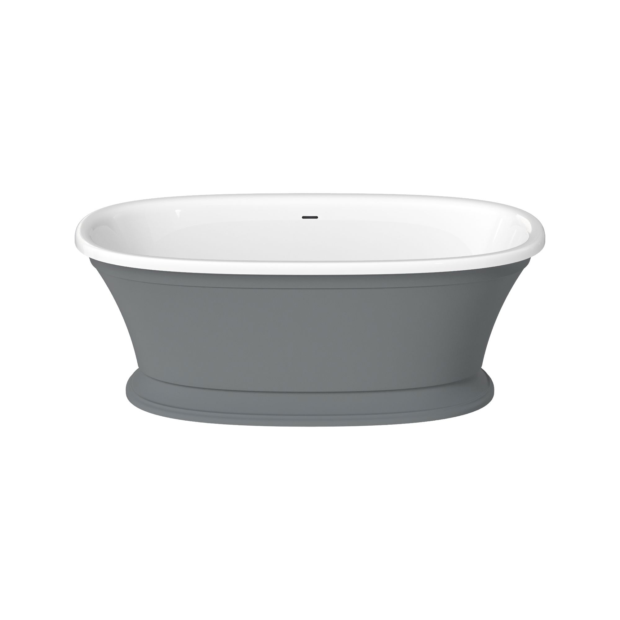 The Clement Freestanding Bath Integrated Overflow 1670