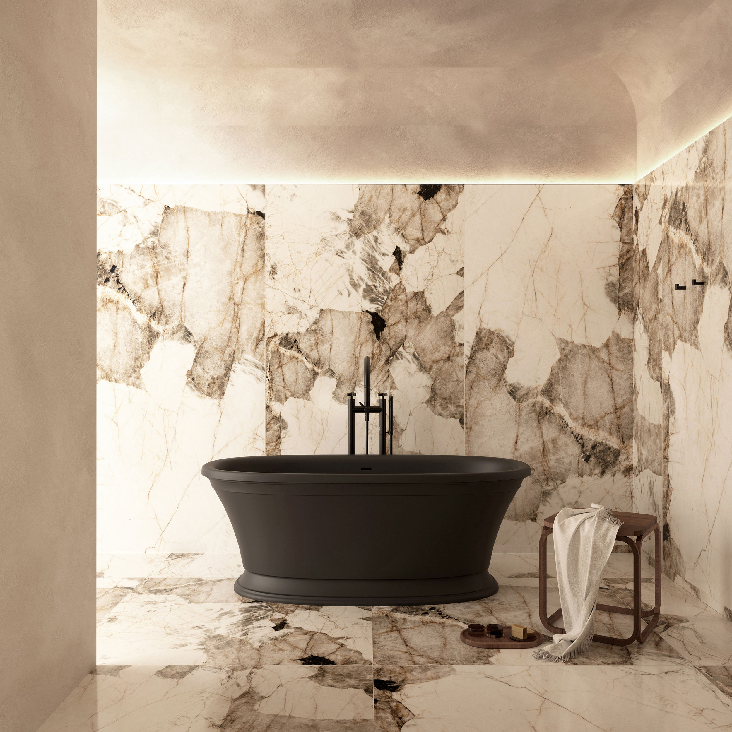 The Clement Freestanding Bath Integrated Overflow 1670