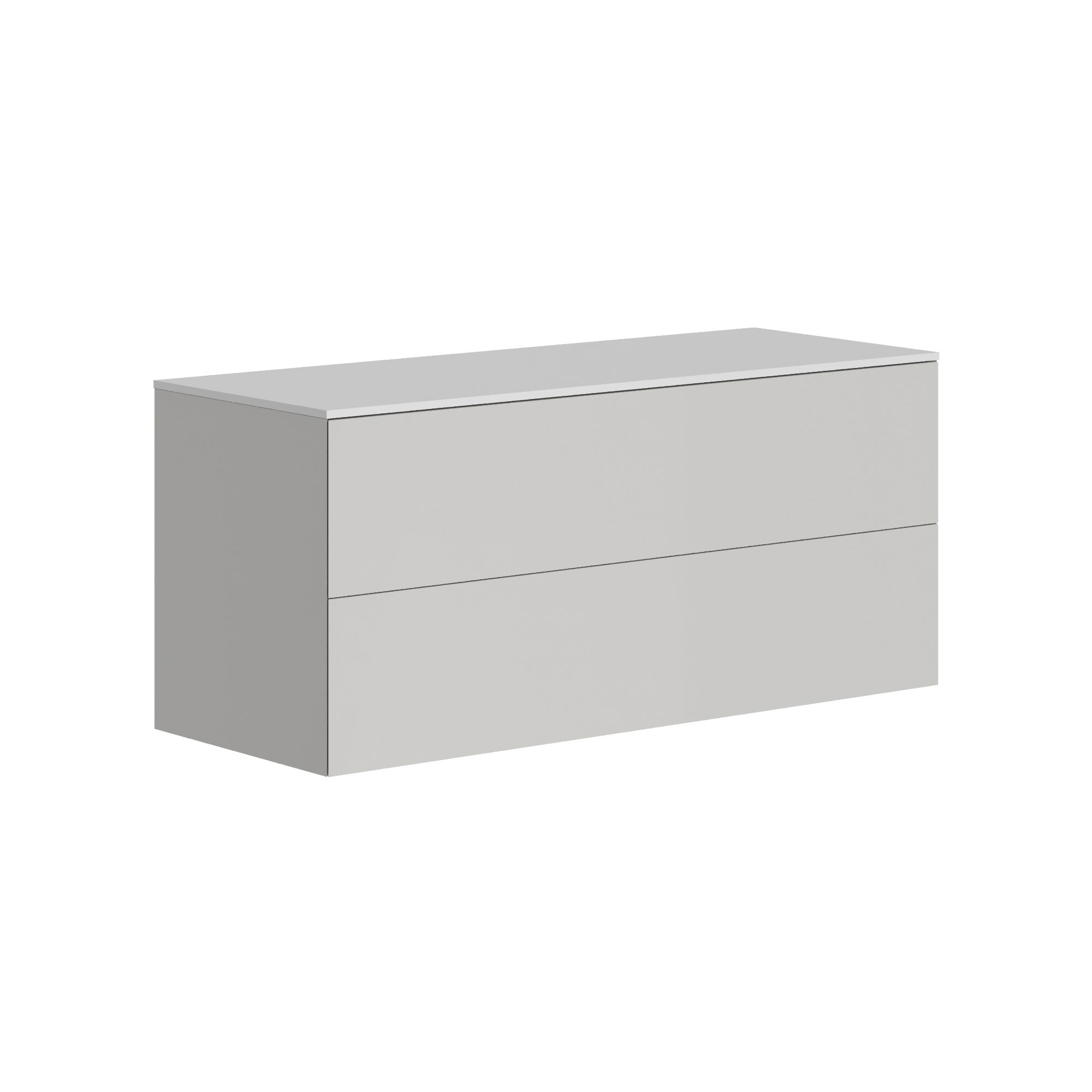 The Ellery Washbasin Push Open Unit 1200x520mm with Solid Surface Countertop