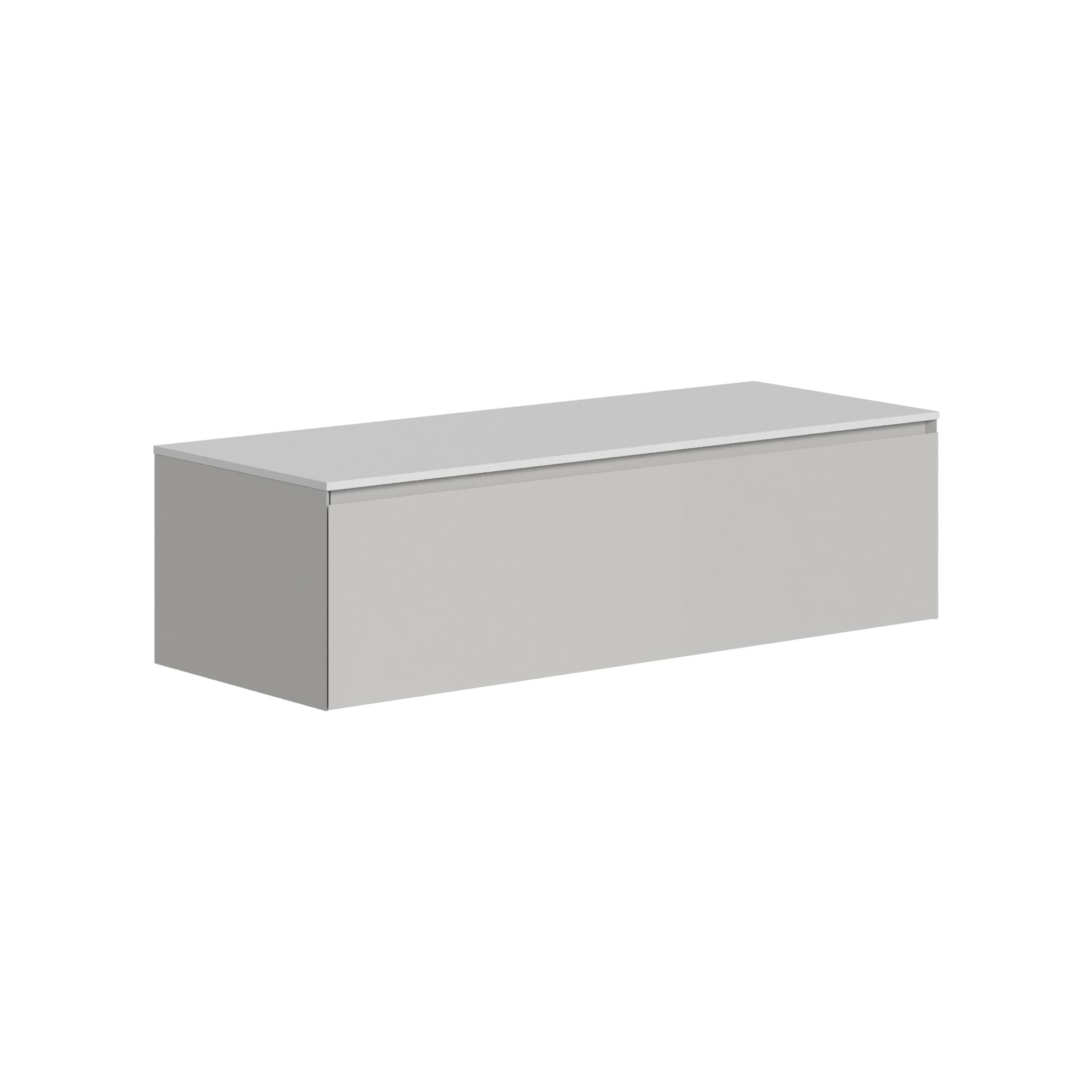 The Ellery Auxiliary Pull Open Unit 1200x320mm with Solid Surface Countertop