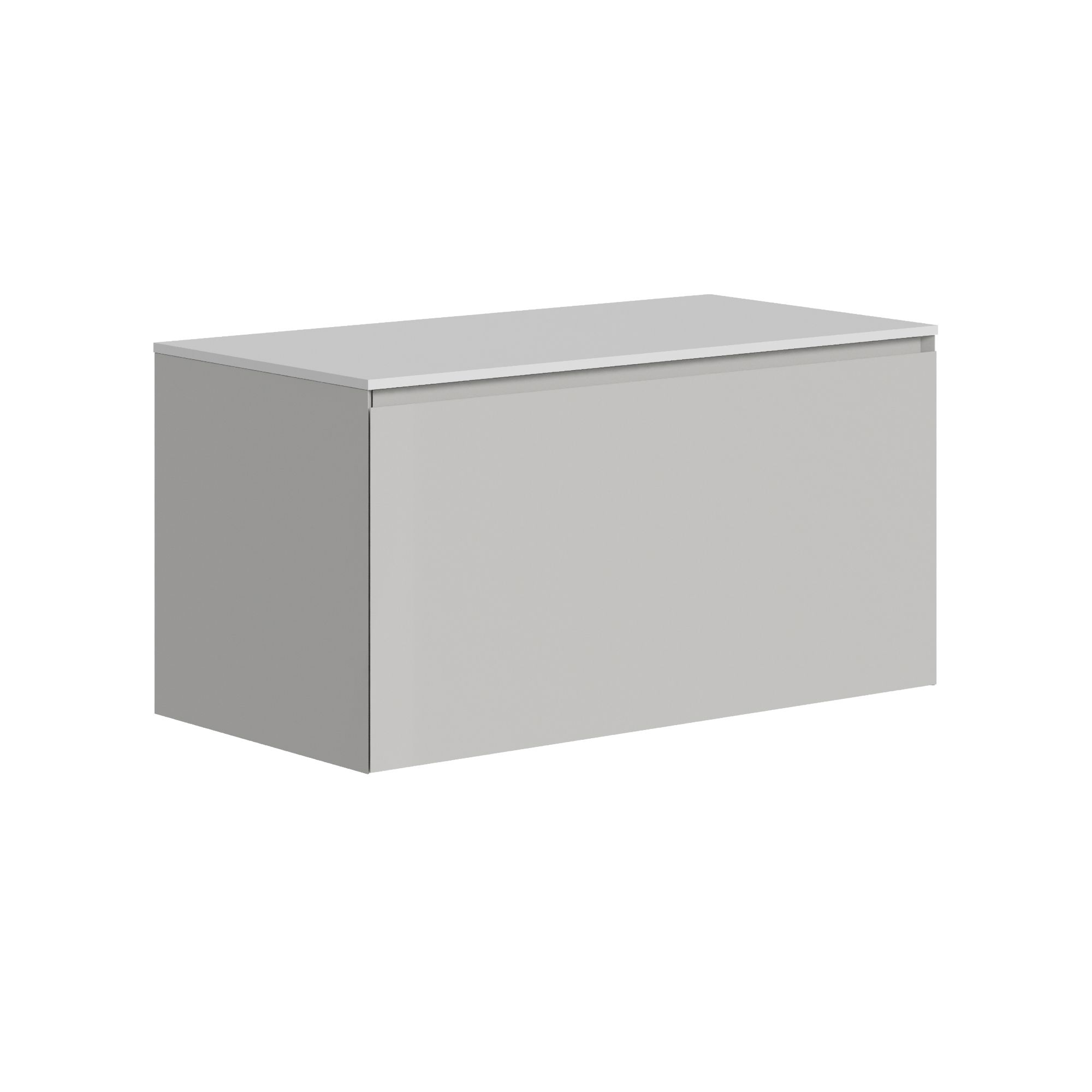 The Ellery Auxiliary Pull Open Unit 900x450mm with Solid Surface Countertop