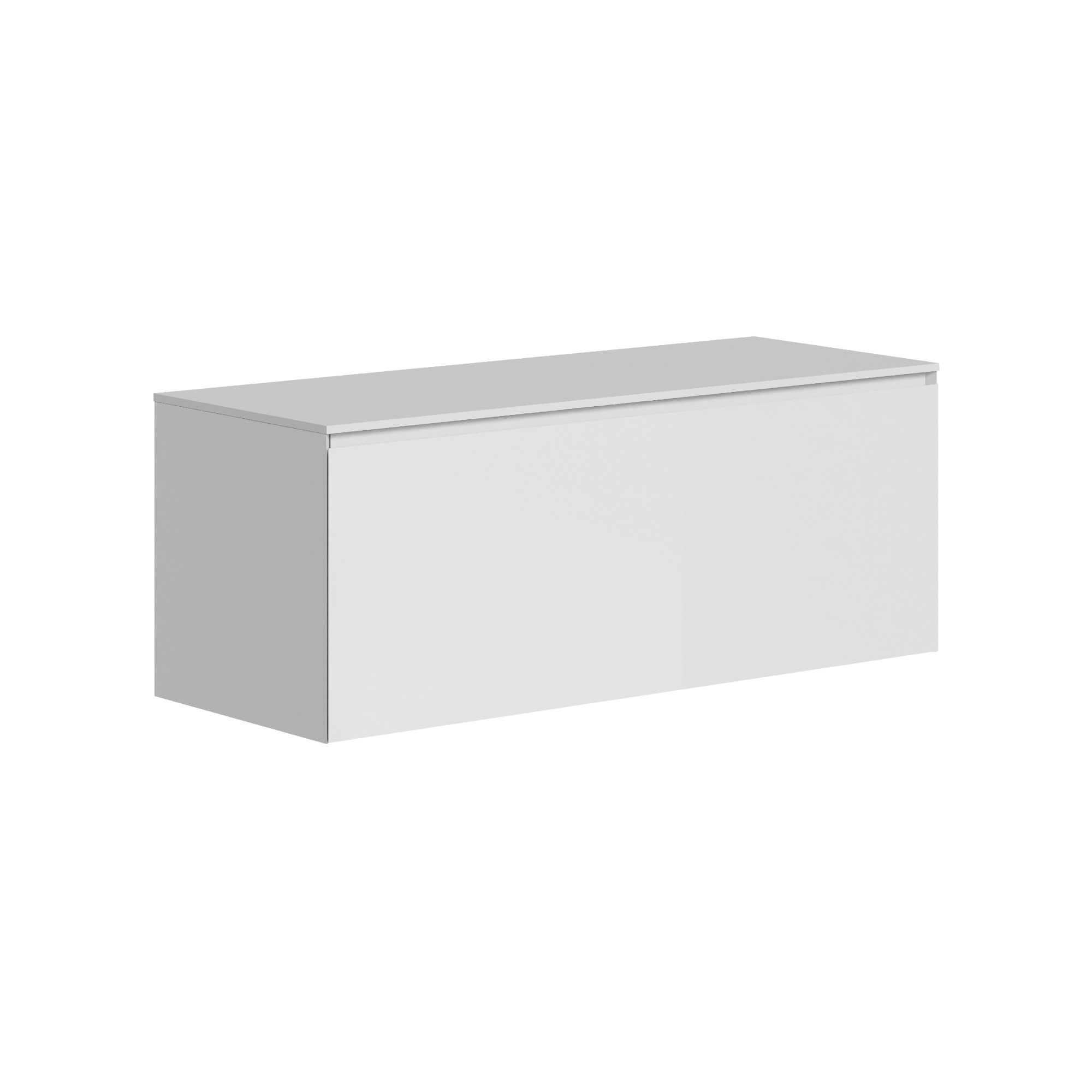 The Ellery Auxiliary Pull Open Unit 1200x450mm with Solid Surface Countertop
