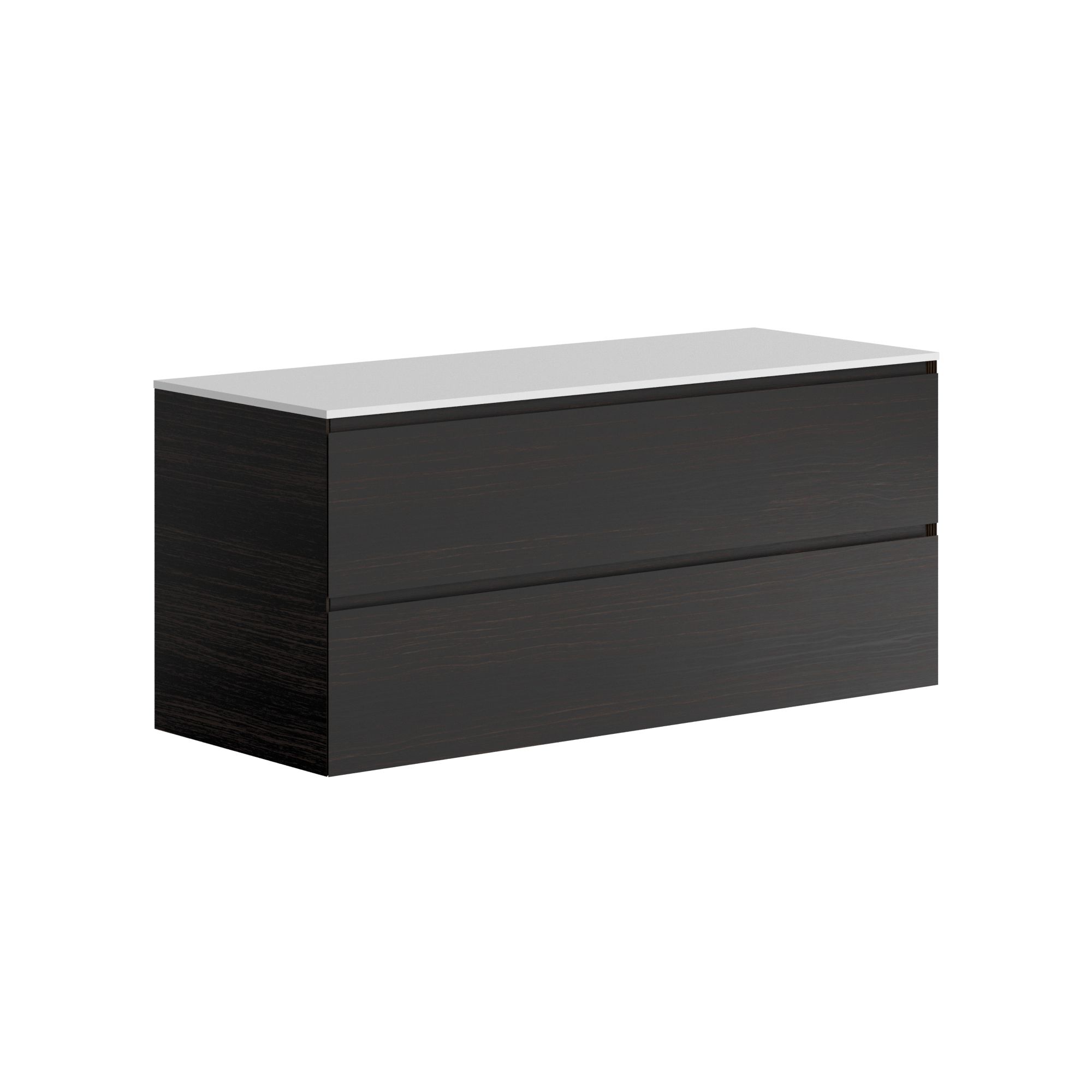 The Ellery Auxiliary Pull Open Unit 1200x520mm with Solid Surface Countertop