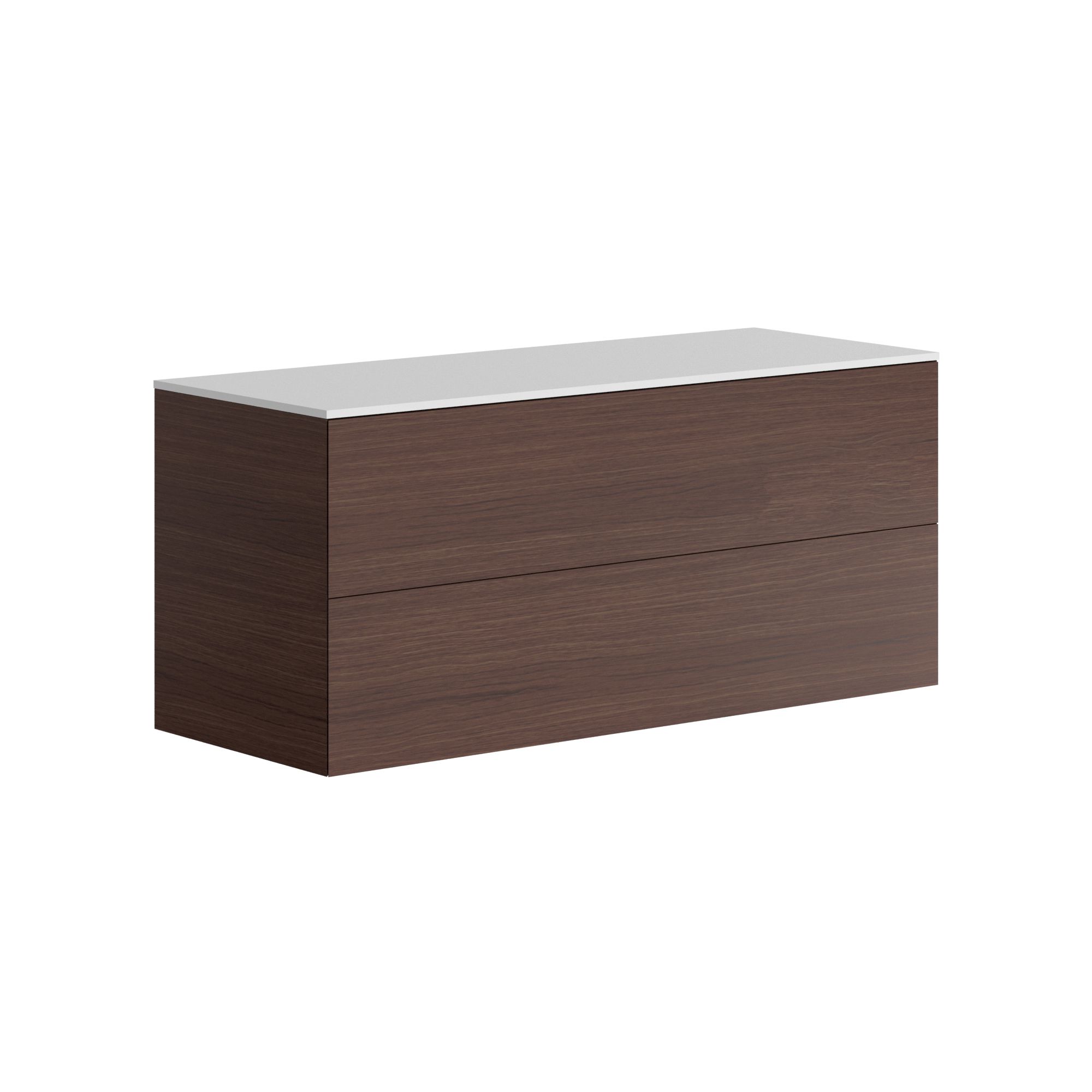 The Ellery Auxiliary Push Open Unit 1200x520mm with Solid Surface Countertop