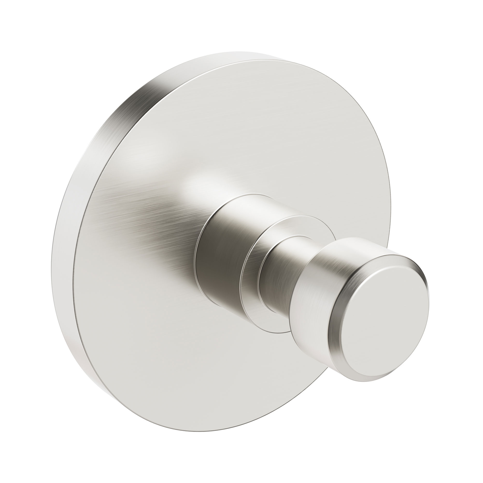 The Mio Wall Mounted Round Back Plate For Robe Hook & Toilet Brush Holder
