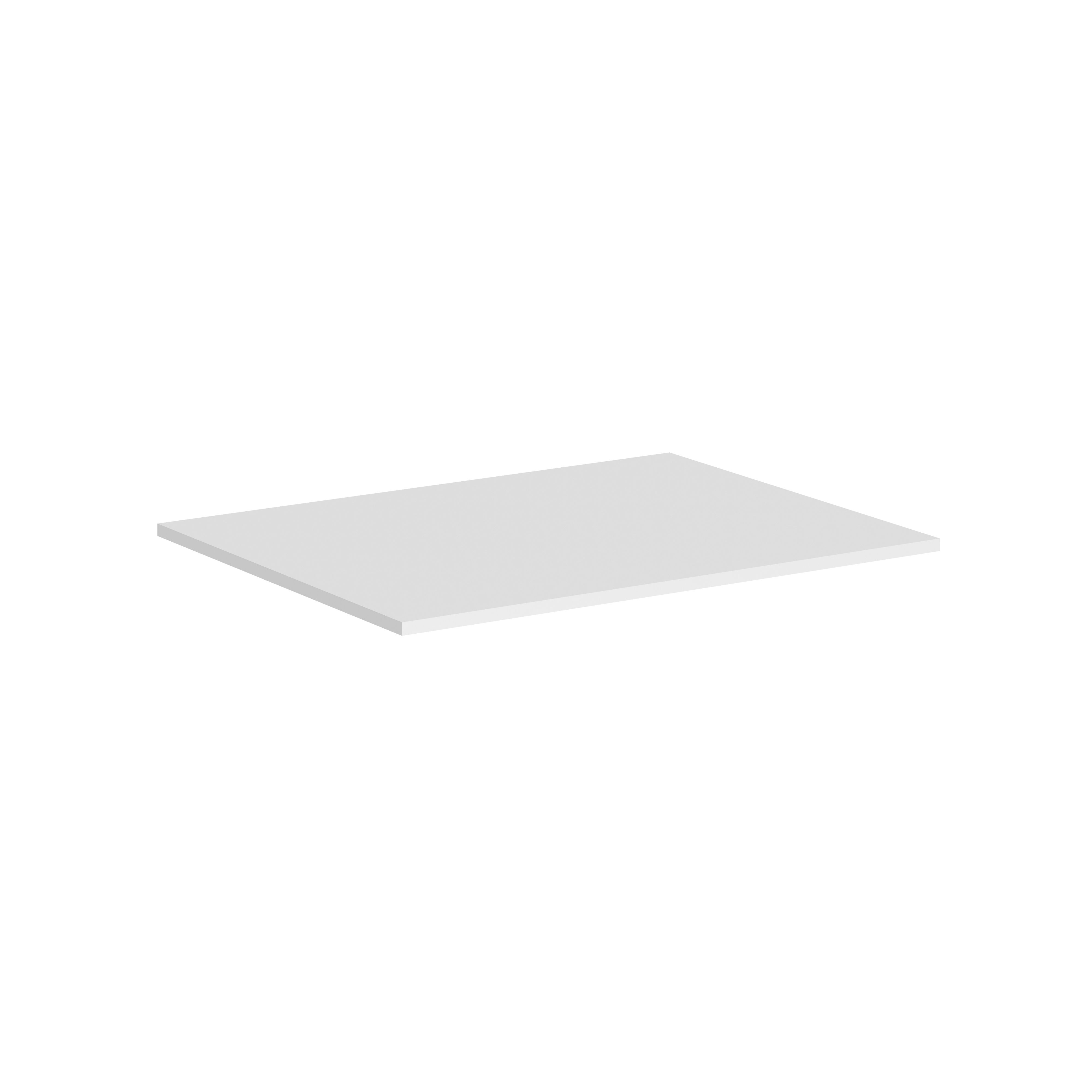 The Anara Solid Surface Countertop only 610 x 460 x 12mm Matt White