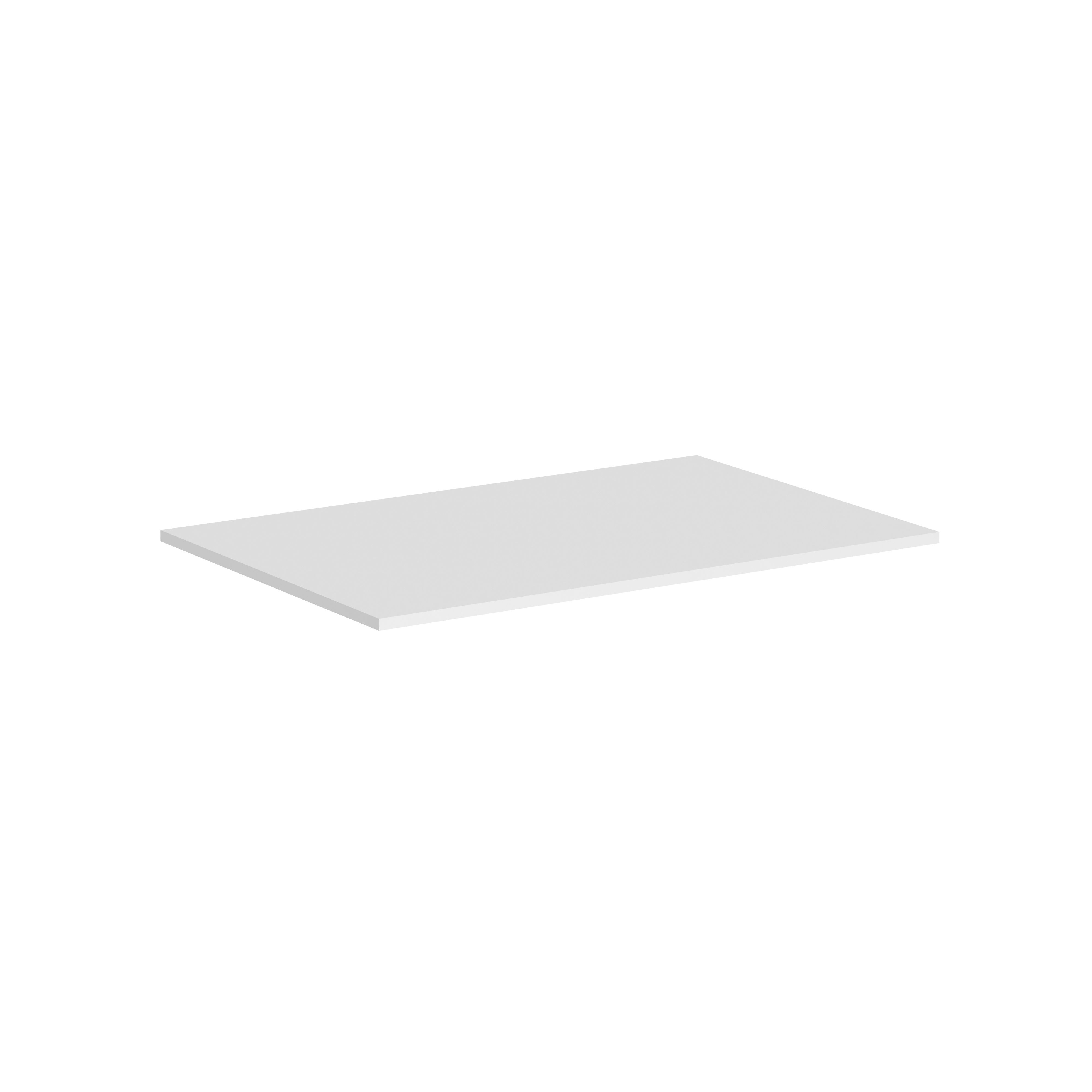 The Anara Solid Surface Countertop only 710 x 460 x 12mm Matt White