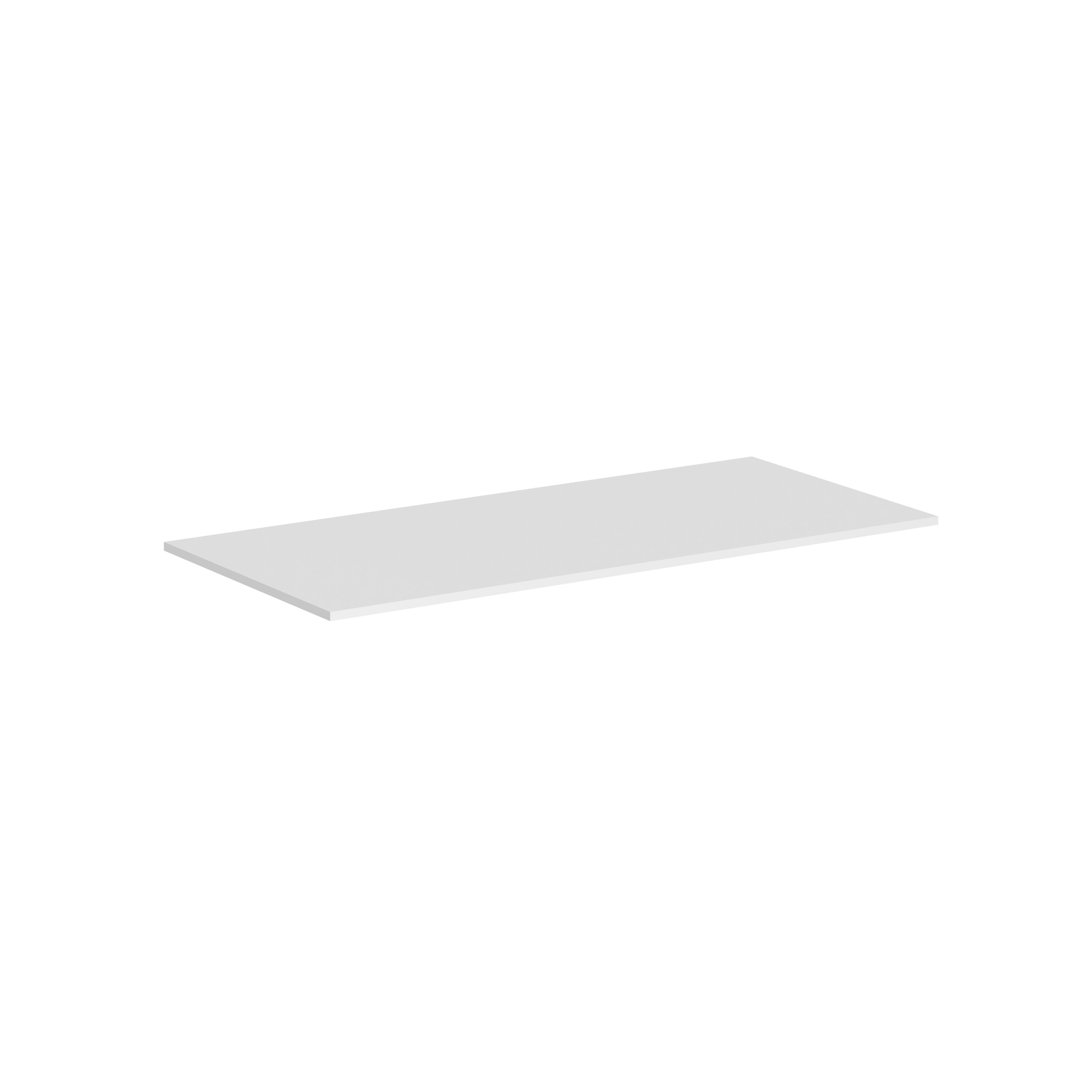 The Anara Solid Surface Countertop only 1010 x 460 x 12mm Matt White