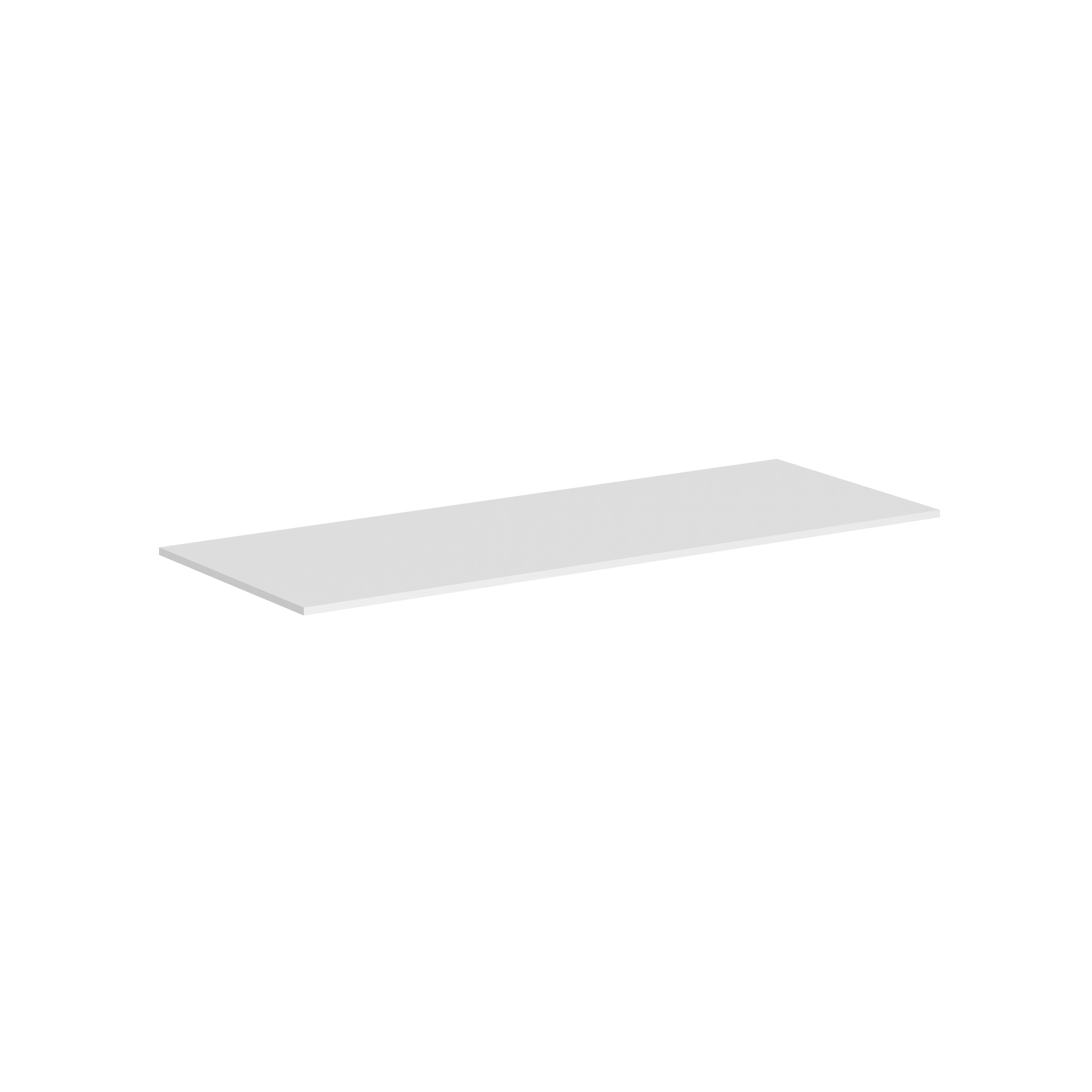 The Anara Solid Surface Countertop only 1210 x 460 x 12mm Matt White