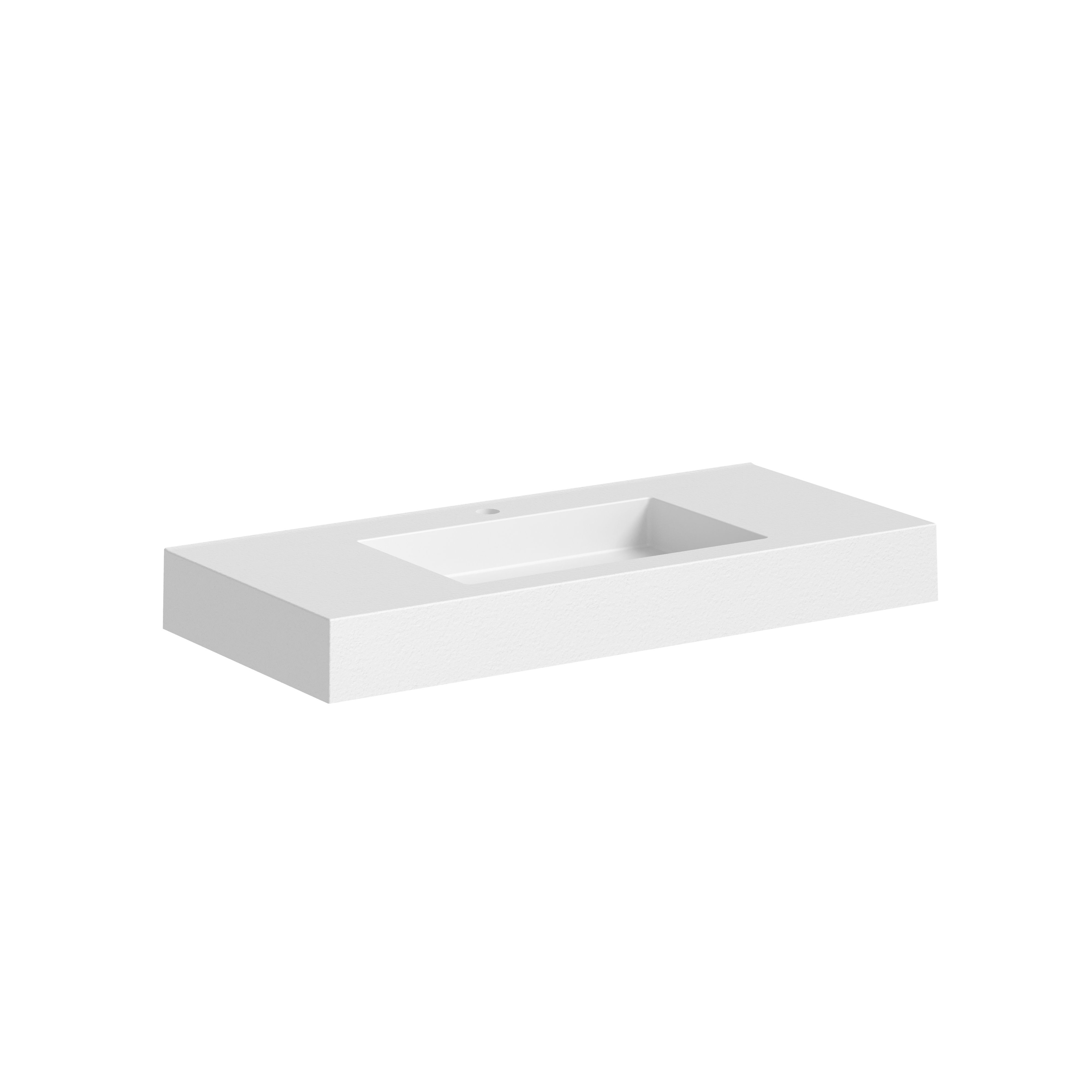 The Cheney Textured Countertop with Integrated Basin 1010x460x110mm ...