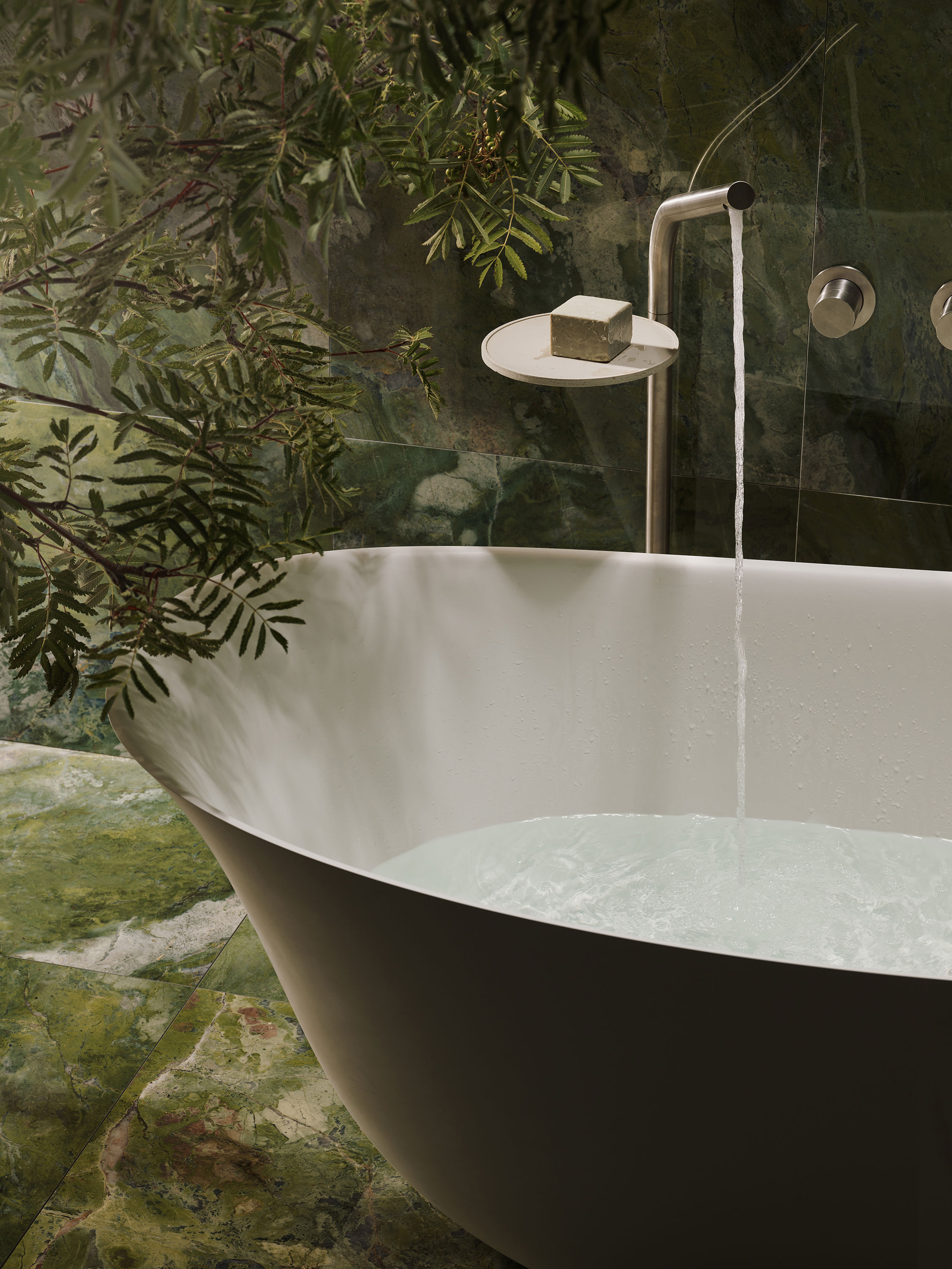 The Mora Freestanding Bath Integrated Overflow 1800