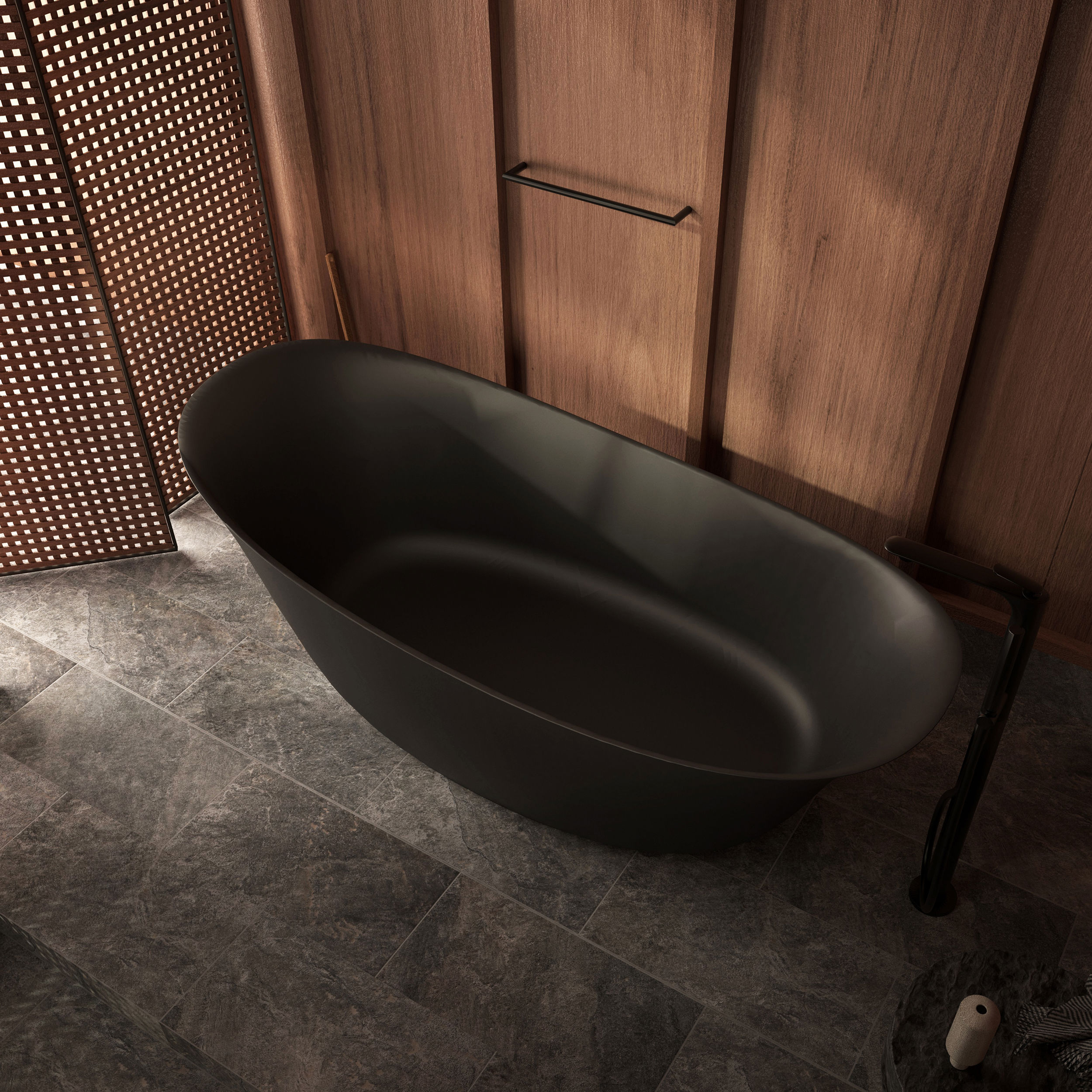 The Mora Freestanding Bath Integrated Overflow 1800