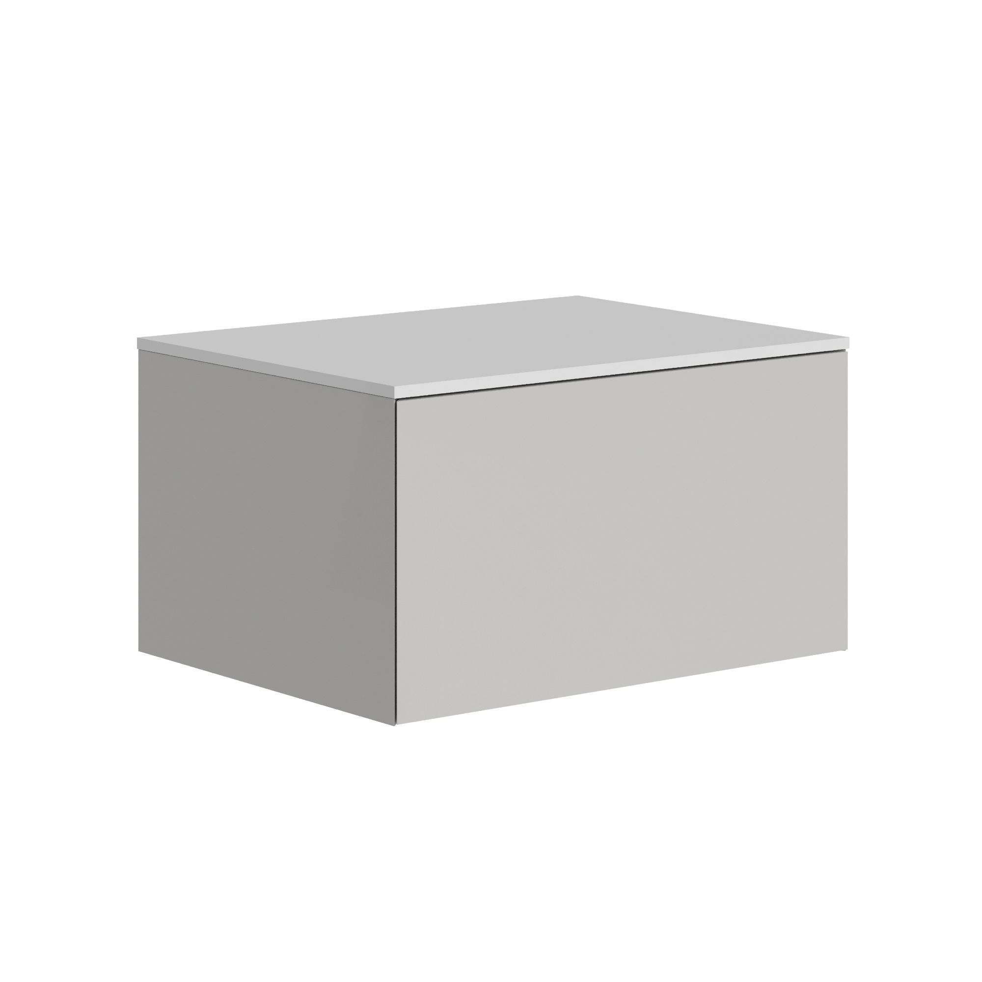 The Ellery Washbasin Push Open Unit 700x320mm With Solid Surface Countertop