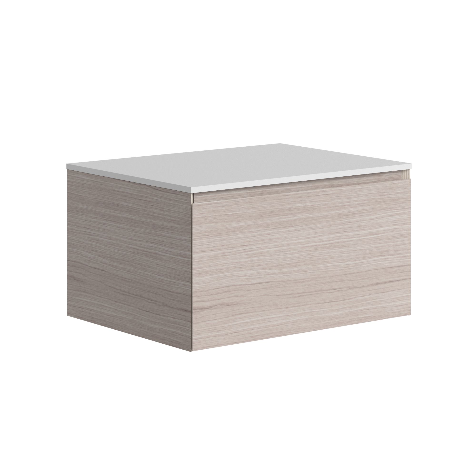 The Ellery Washbasin Pull Open Unit 800x320mm with Solid Surface Countertop