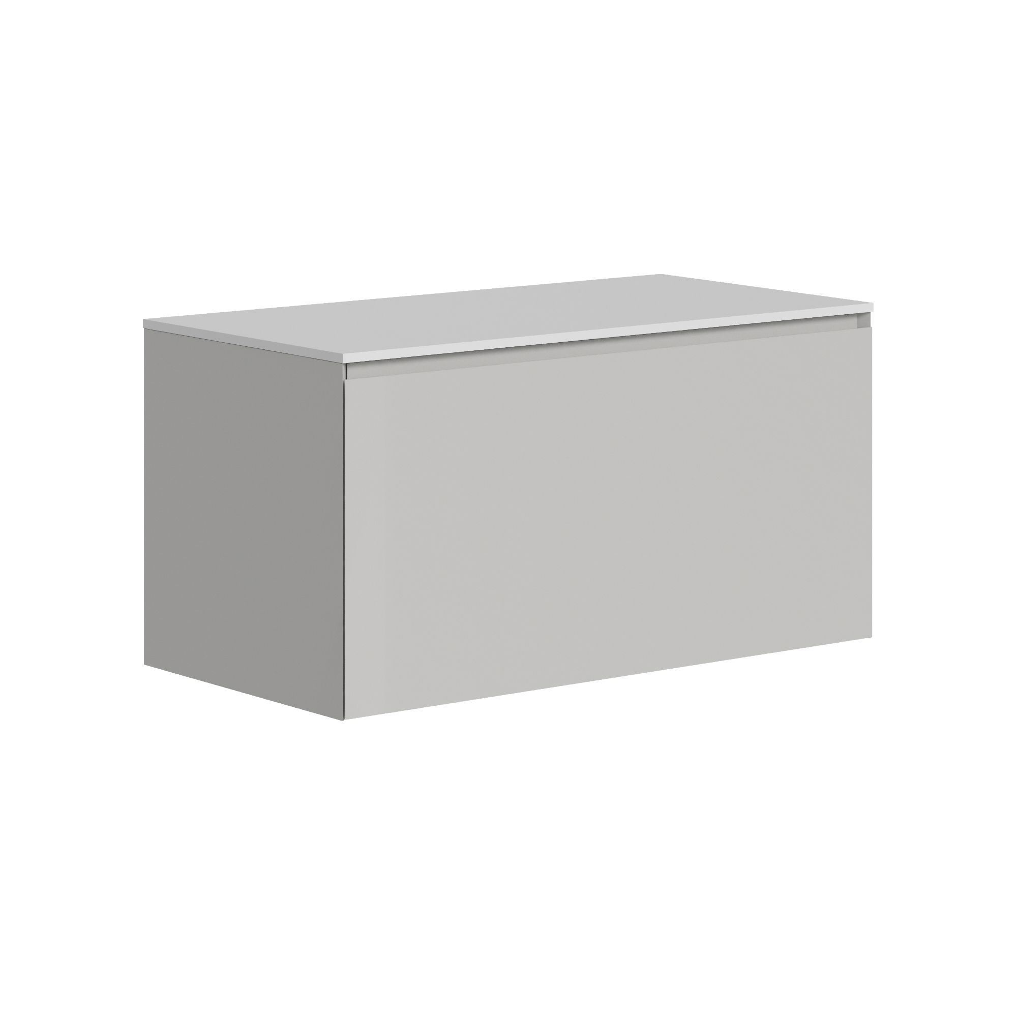 The Ellery Auxiliary Pull Open Unit 1100x450mm with Solid Surface Countertop