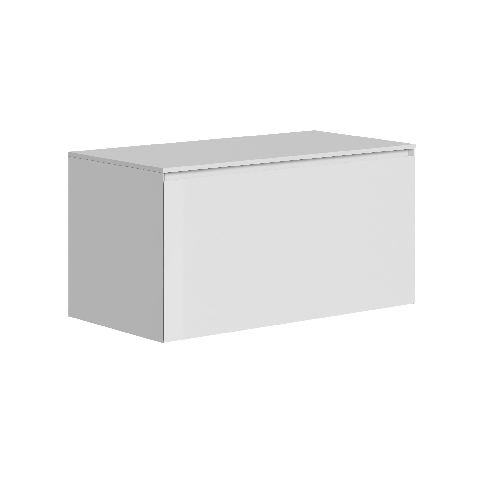 The Ellery Washbasin Pull Open Unit 1100x450mm With Solid Surface Countertop