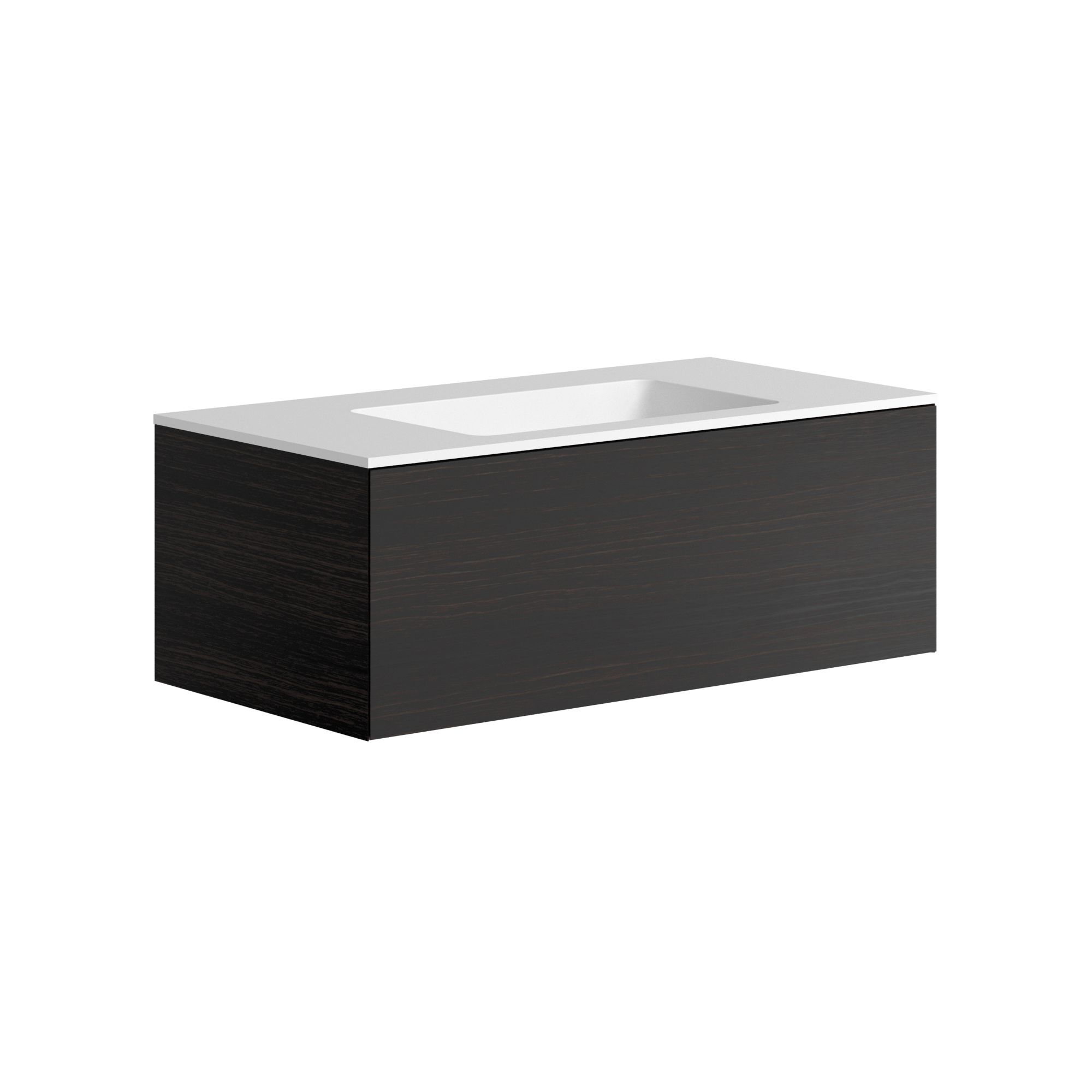 The Ellery Washbasin Push Open Unit 1100x320mm With Integrated Basin