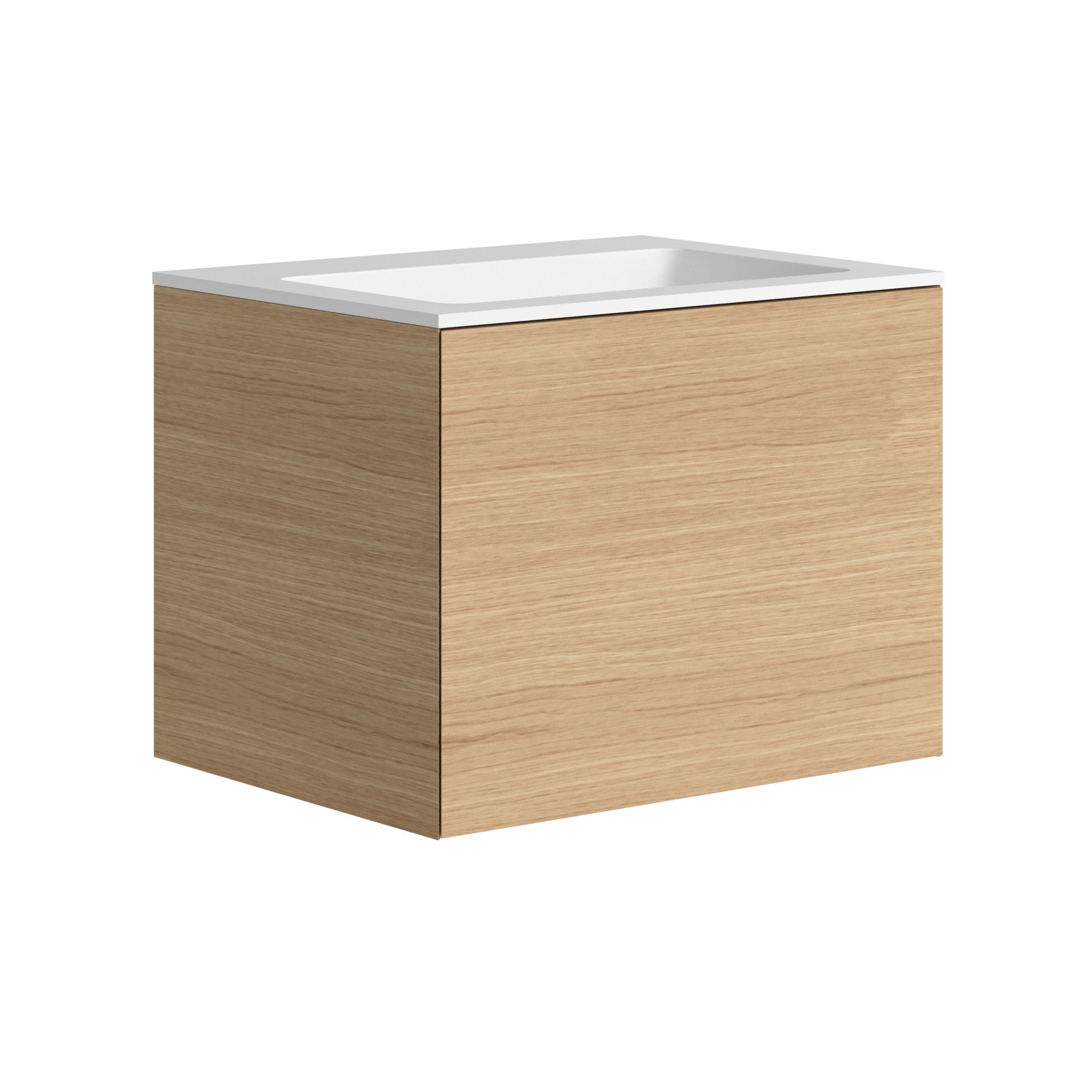 The Ellery Washbasin Push Open Unit 700x450mm with Integrated Basin