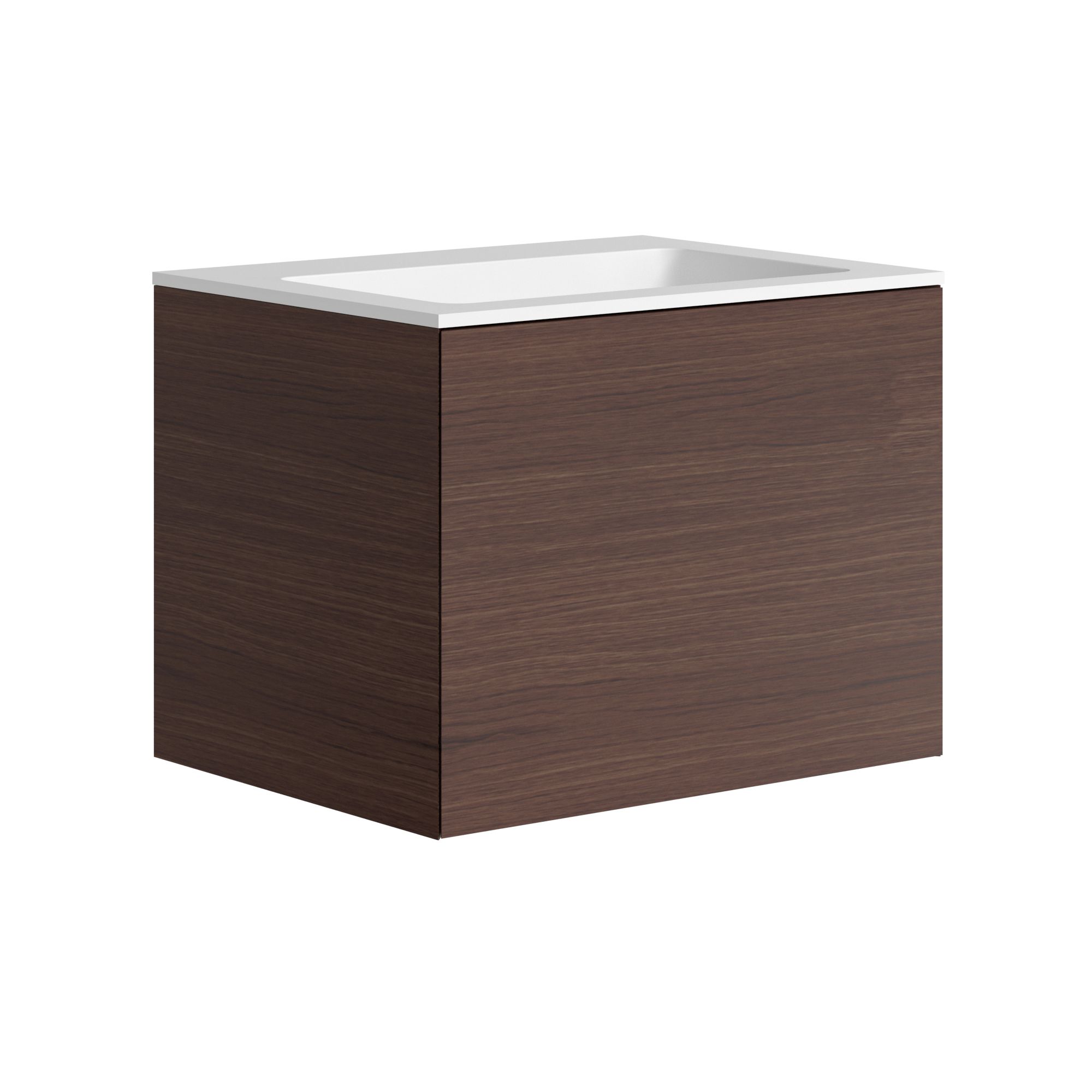 The Ellery Washbasin Push Open Unit 700x450mm with Integrated Basin