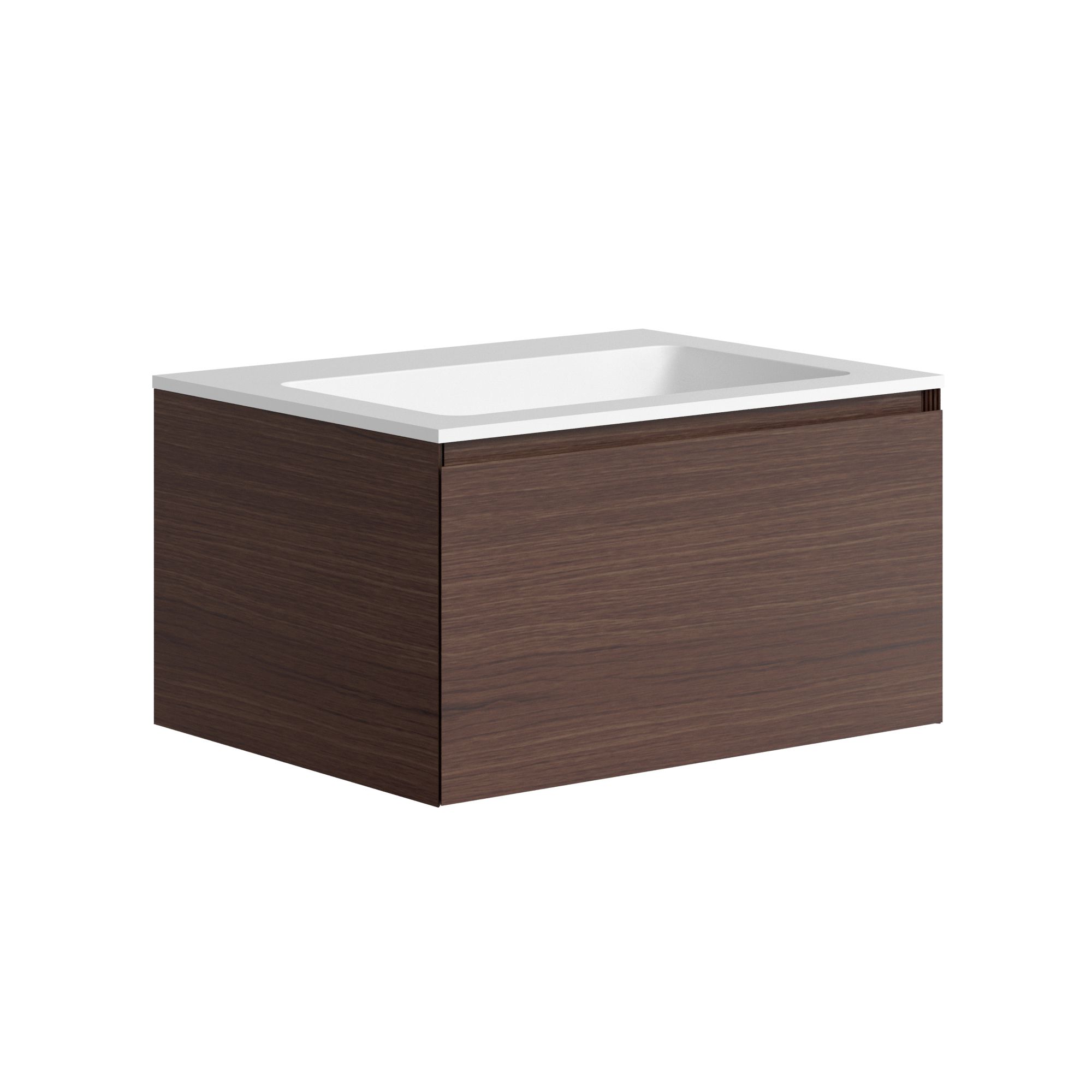 The Ellery Washbasin Pull Open Unit 800x320mm With Integrated Basin