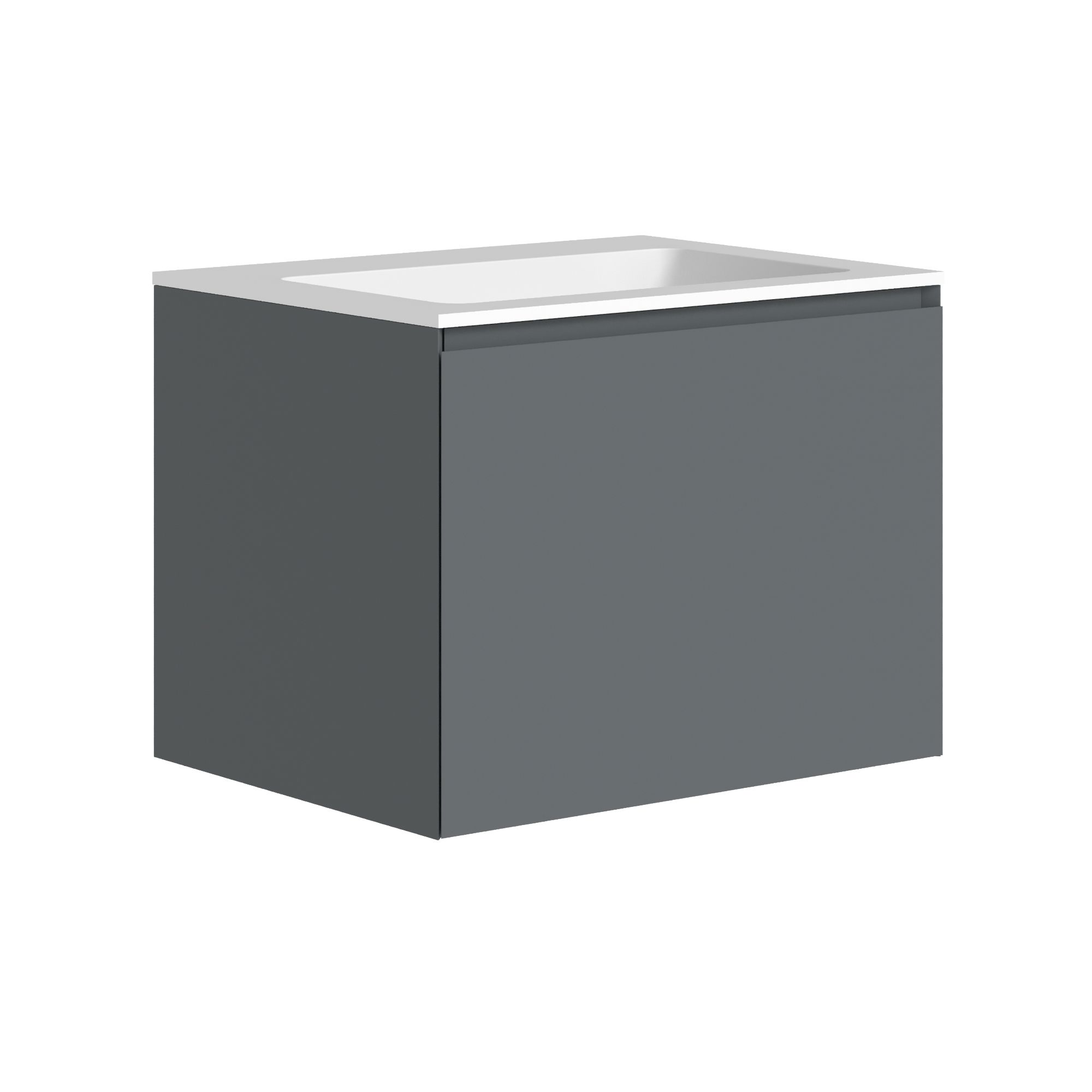 The Ellery Washbasin Pull Open Unit 700x450mm With Integrated Basin