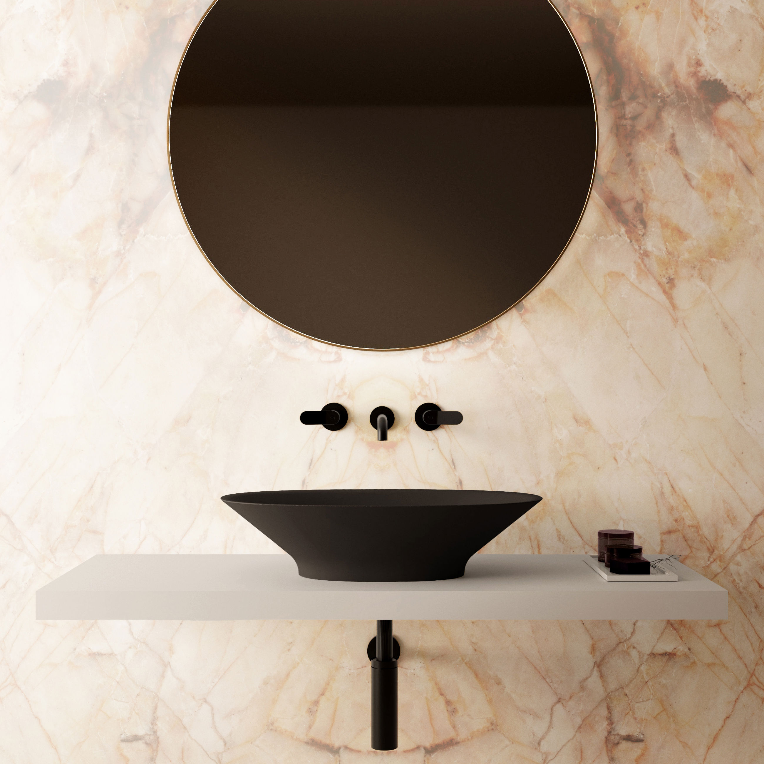 The Cassia Countertop Basin 610x350mm