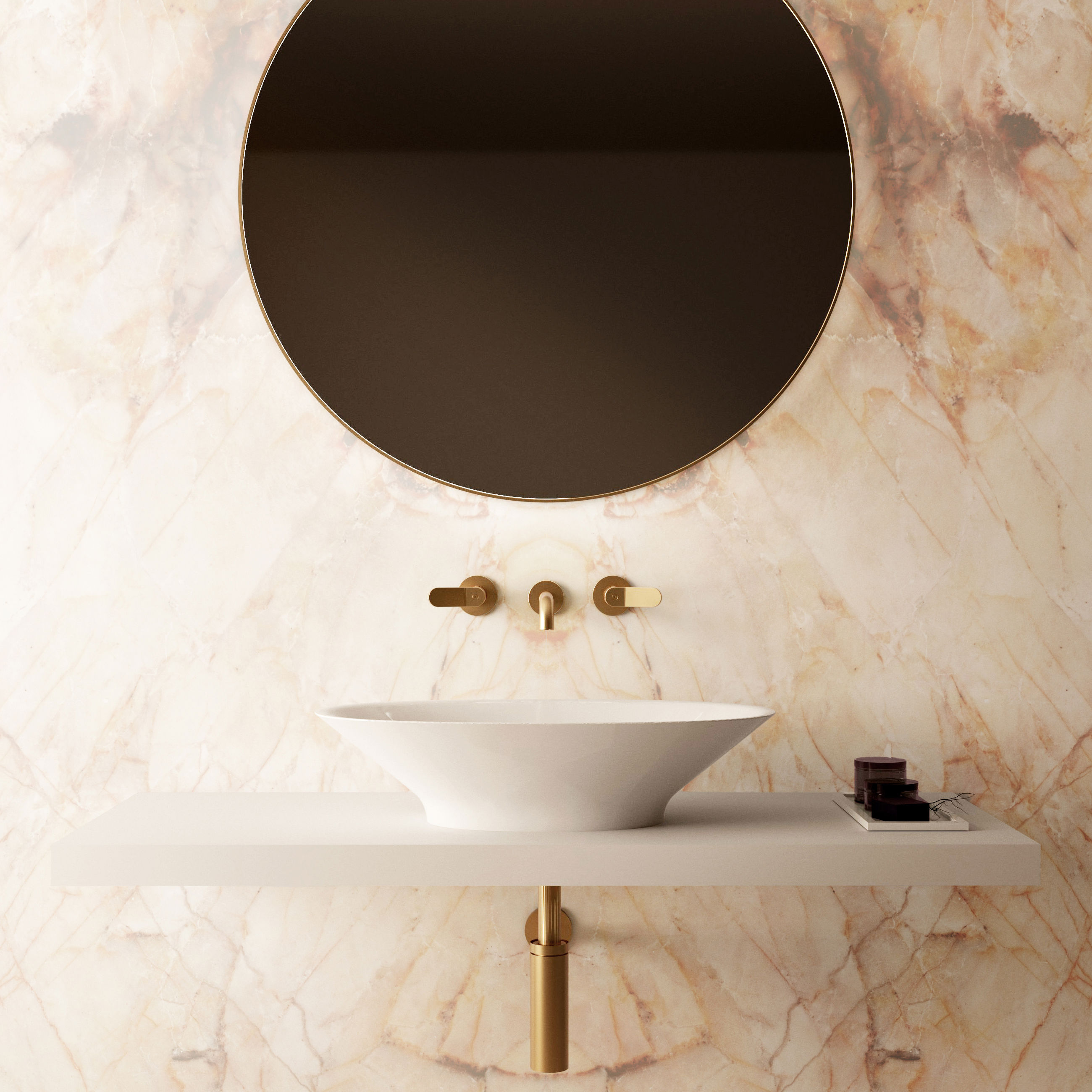 The Cassia Countertop Basin 610x350mm