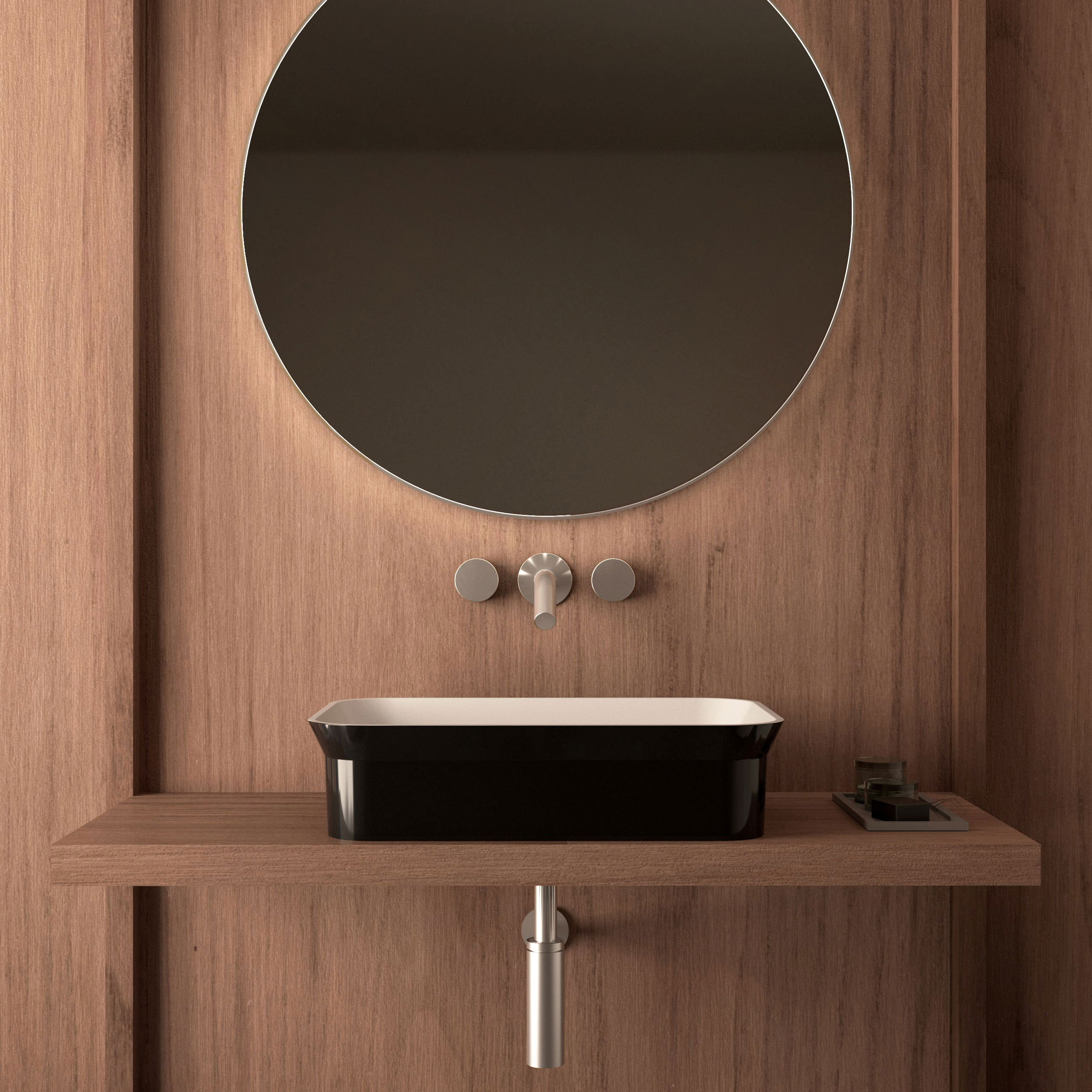 The Ayla Countertop Basin & Waste Cover 600x400mm