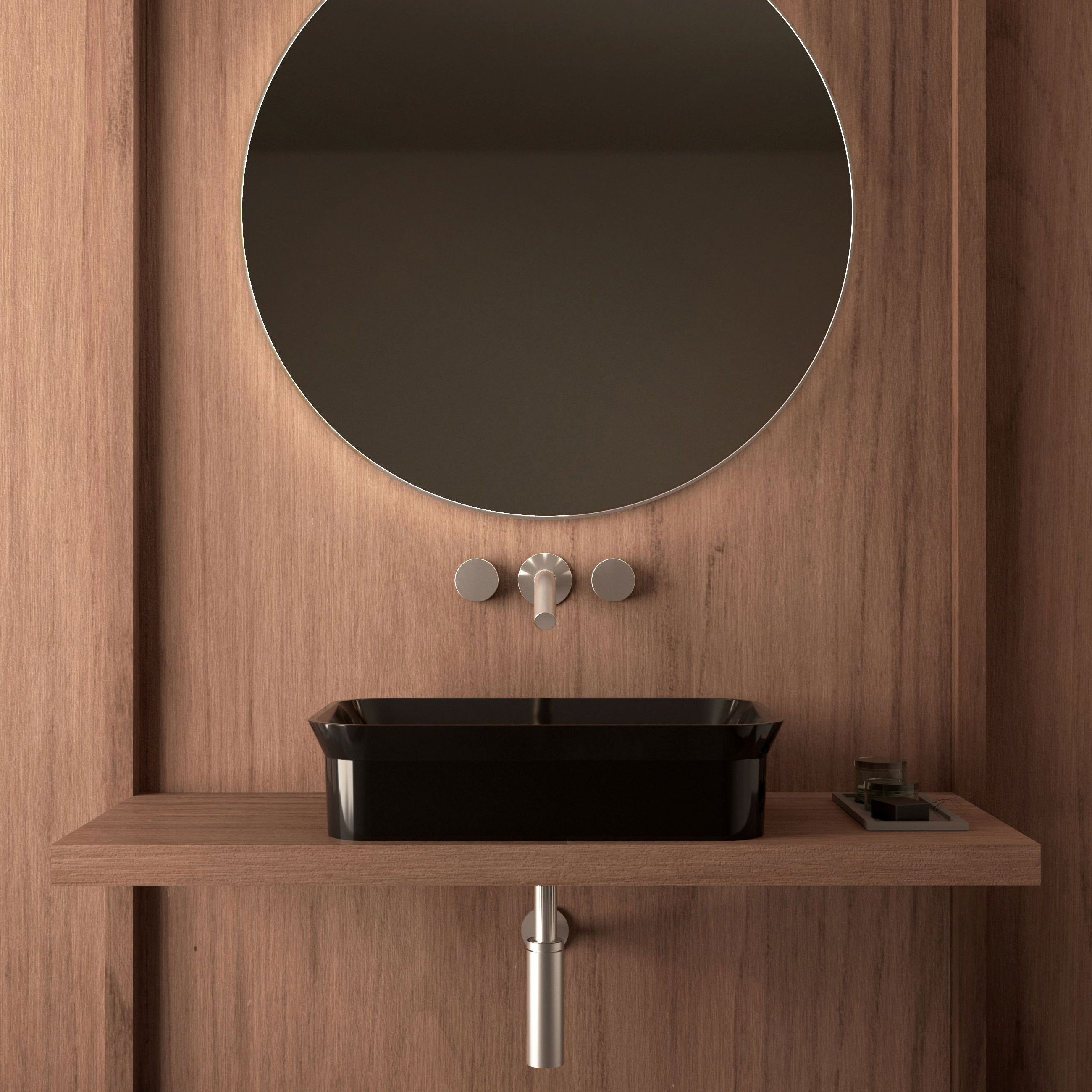 The Ayla Countertop Basin & Waste Cover 600x400mm