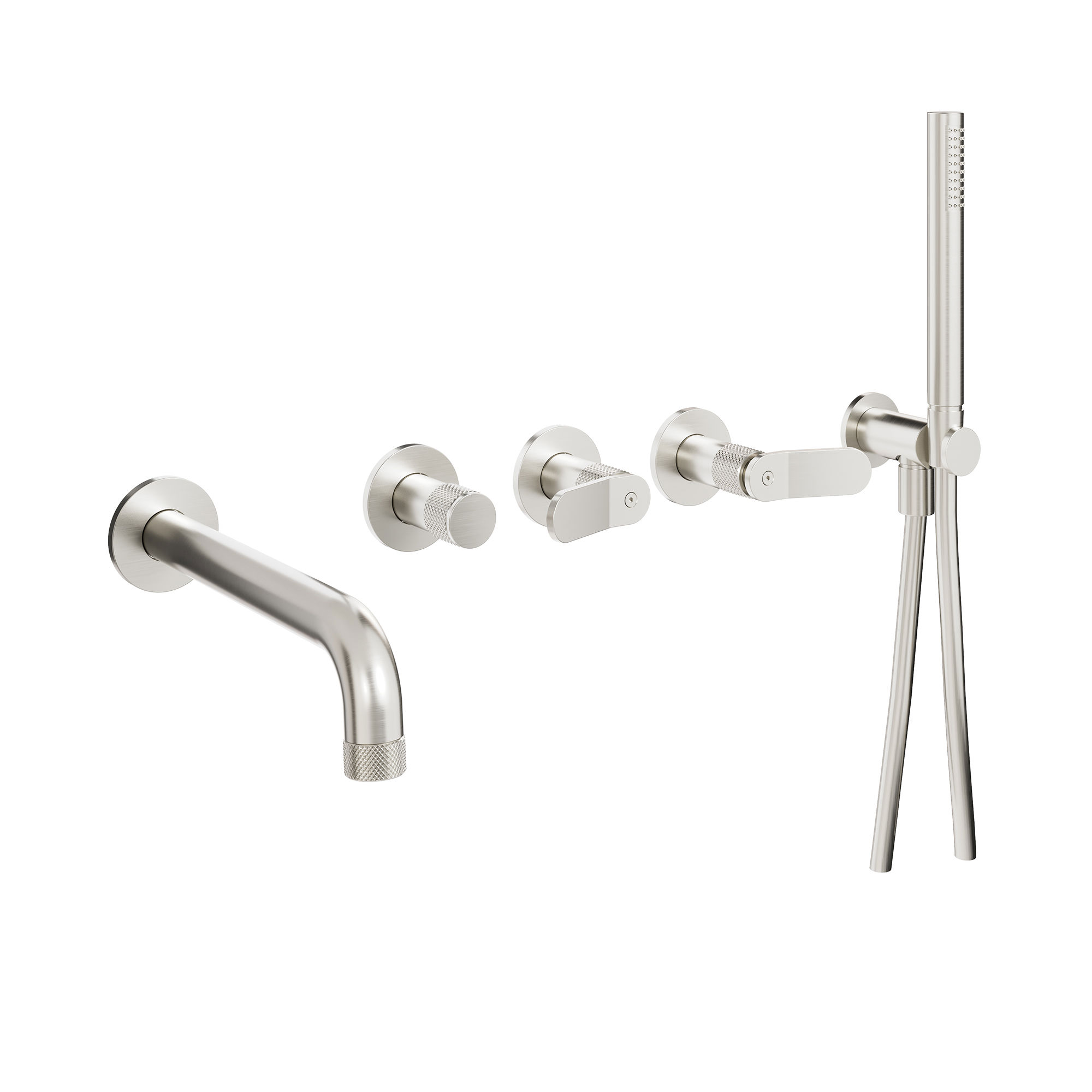 The Calix Bath Shower Mixer Tap Wall Mounted