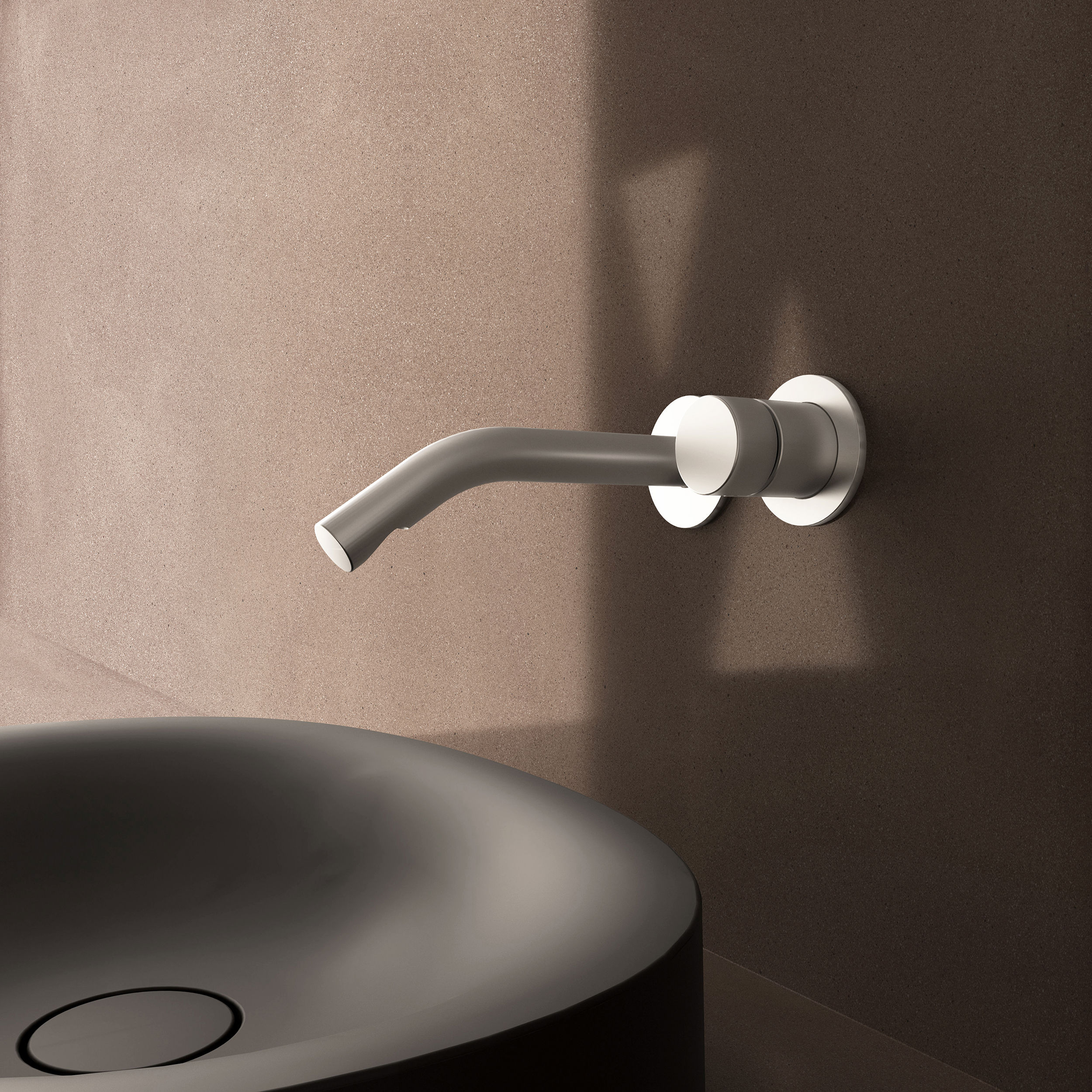 The Ixora Basin 2H Wall Mounted Tap Set