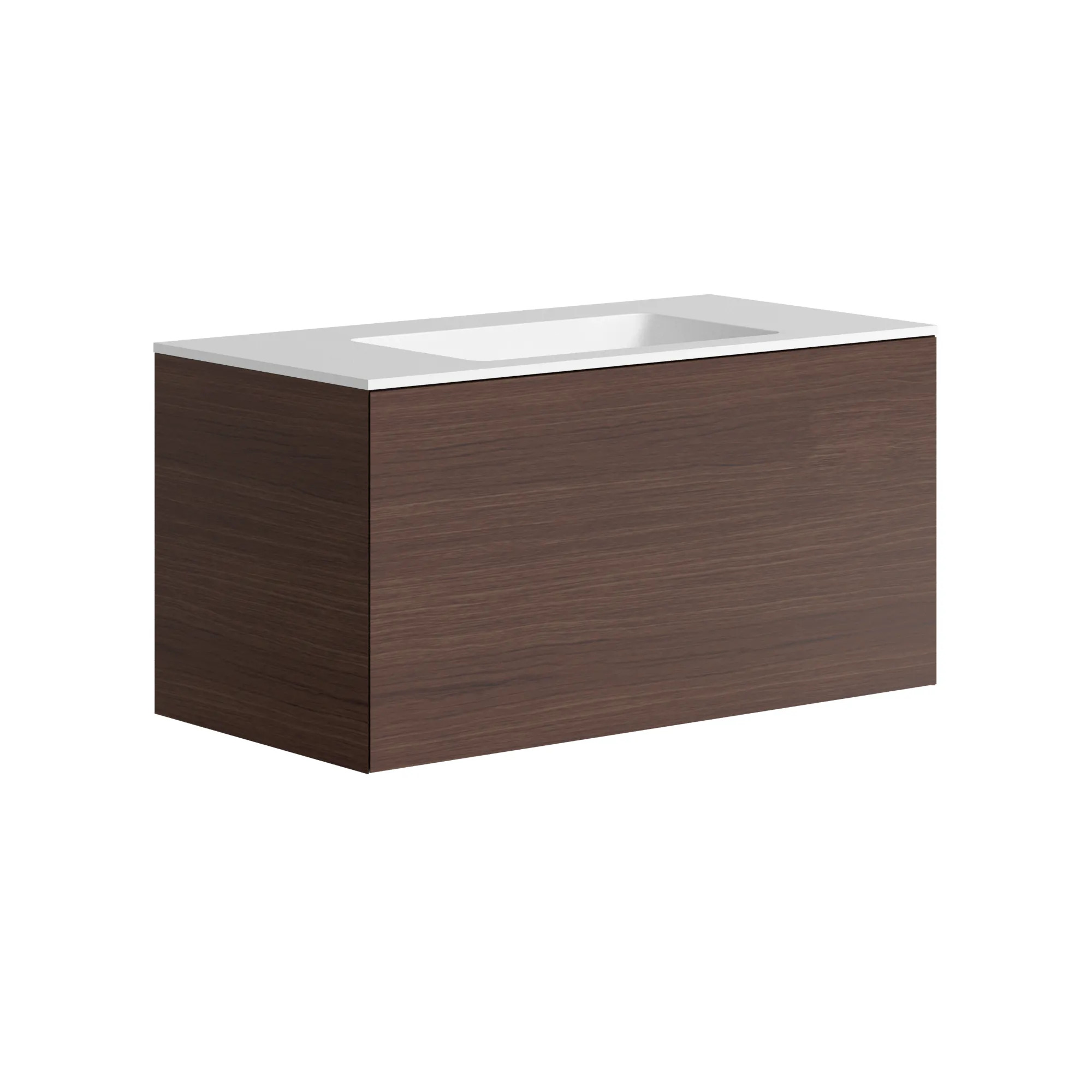 The Ellery Washbasin Push Open Unit 900x450mm with Integrated Basin