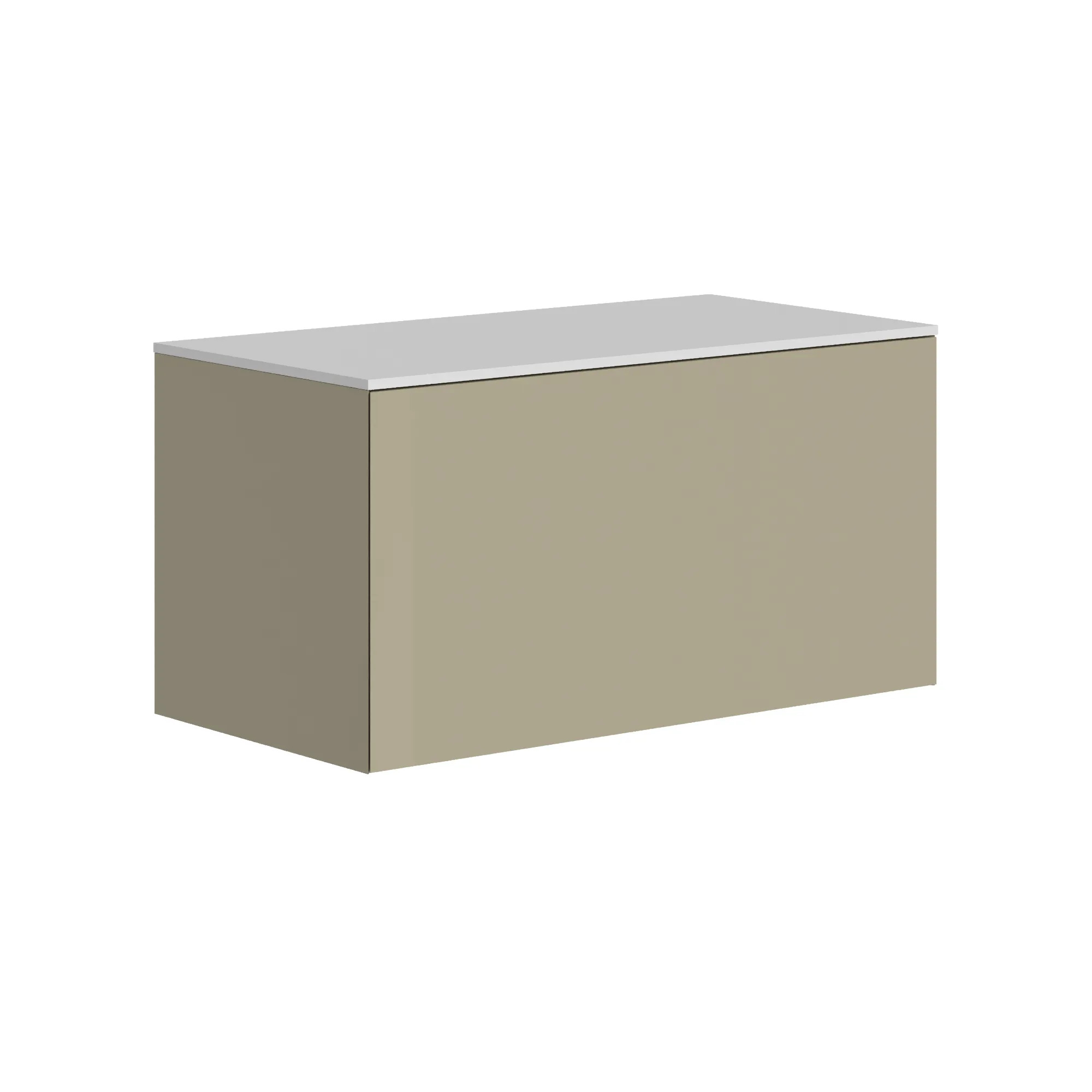 The Ellery Auxiliary Push Open Unit 900x450mm with Solid Surface Countertop