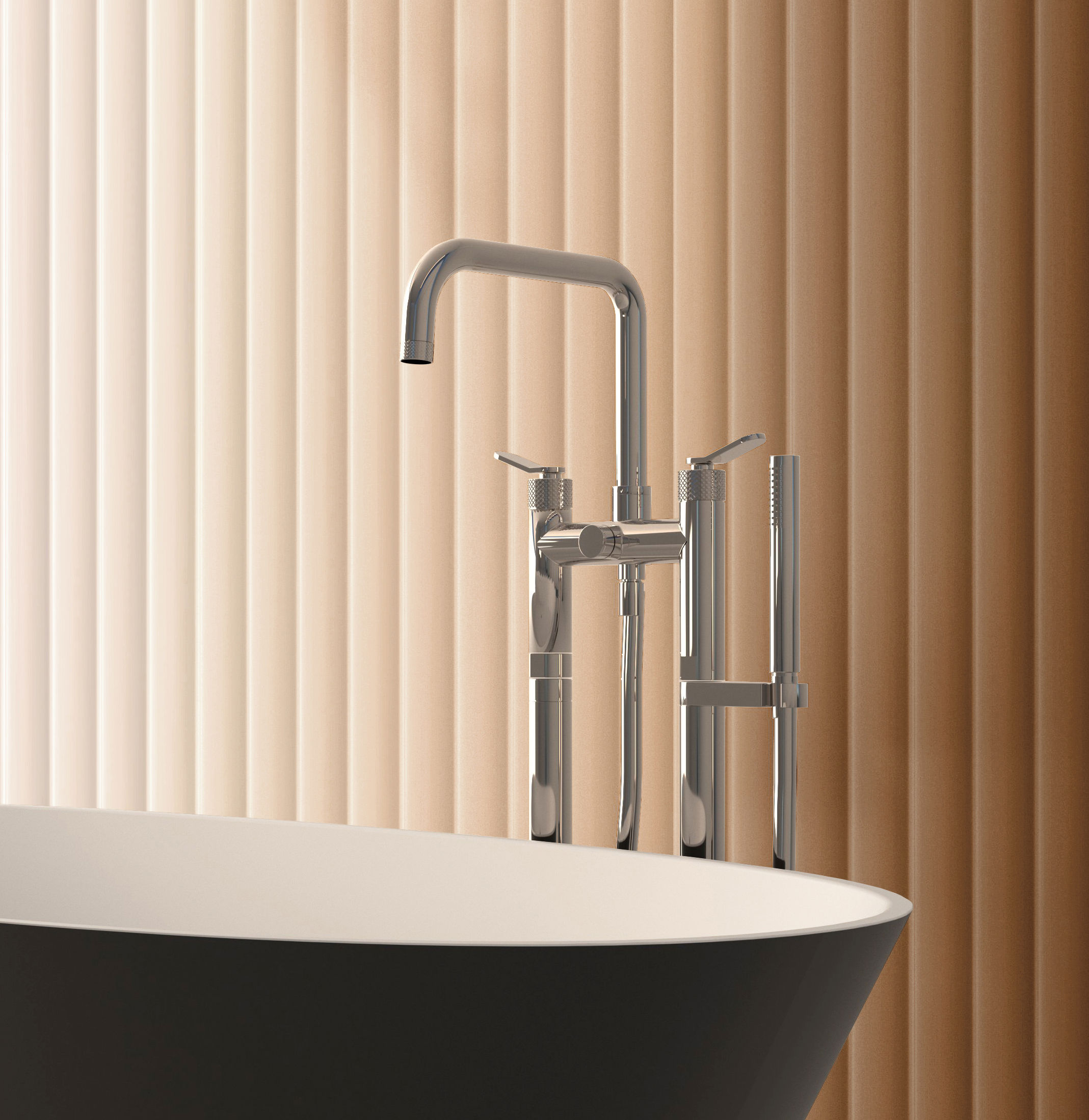 The Calix Bath Shower Mixer Tap